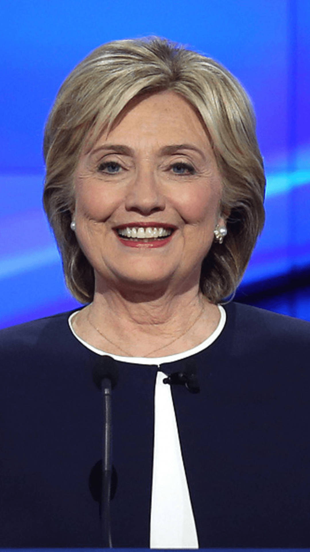 Hillary Clinton Formal Smile