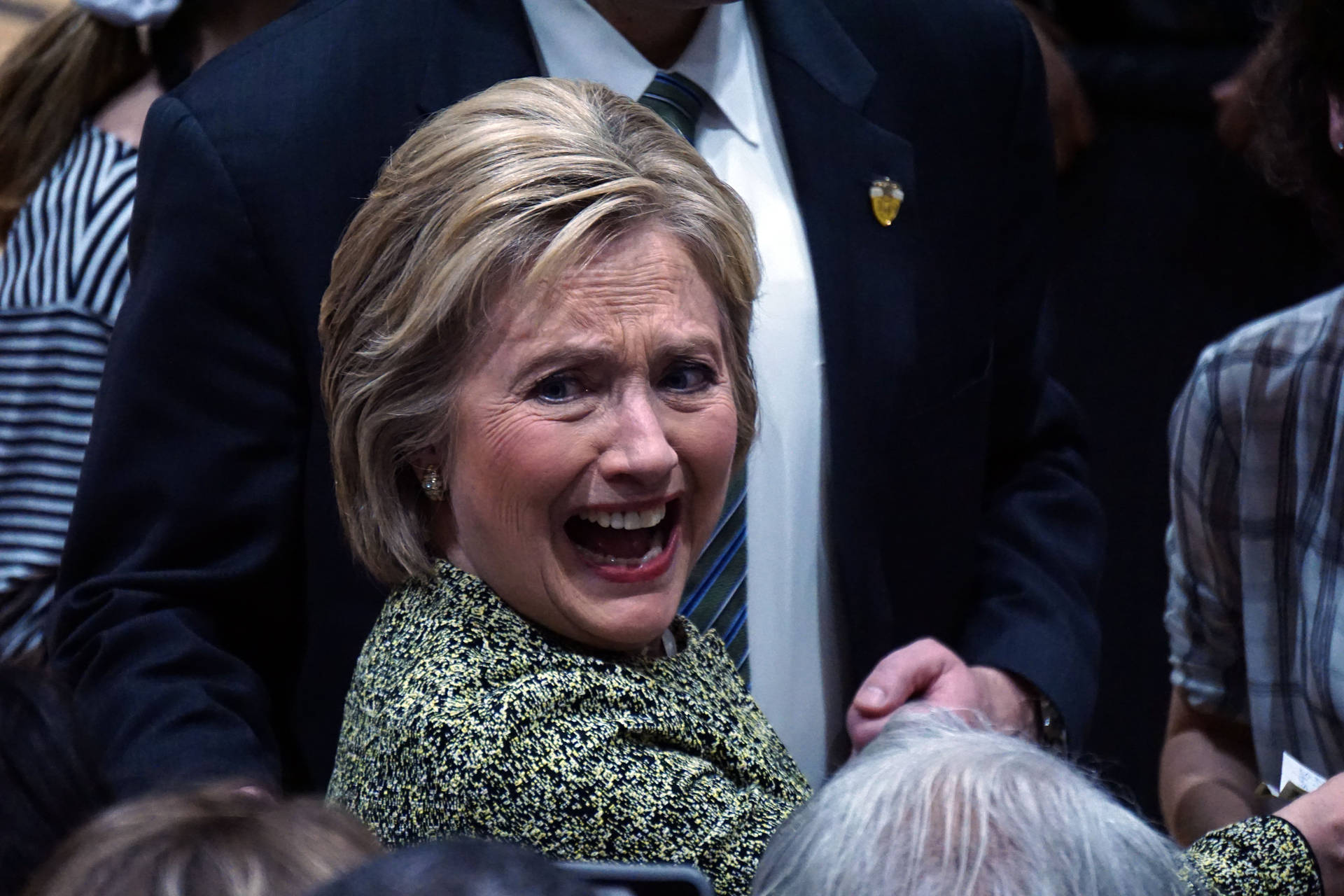 Hillary Clinton With Hilarious Expression