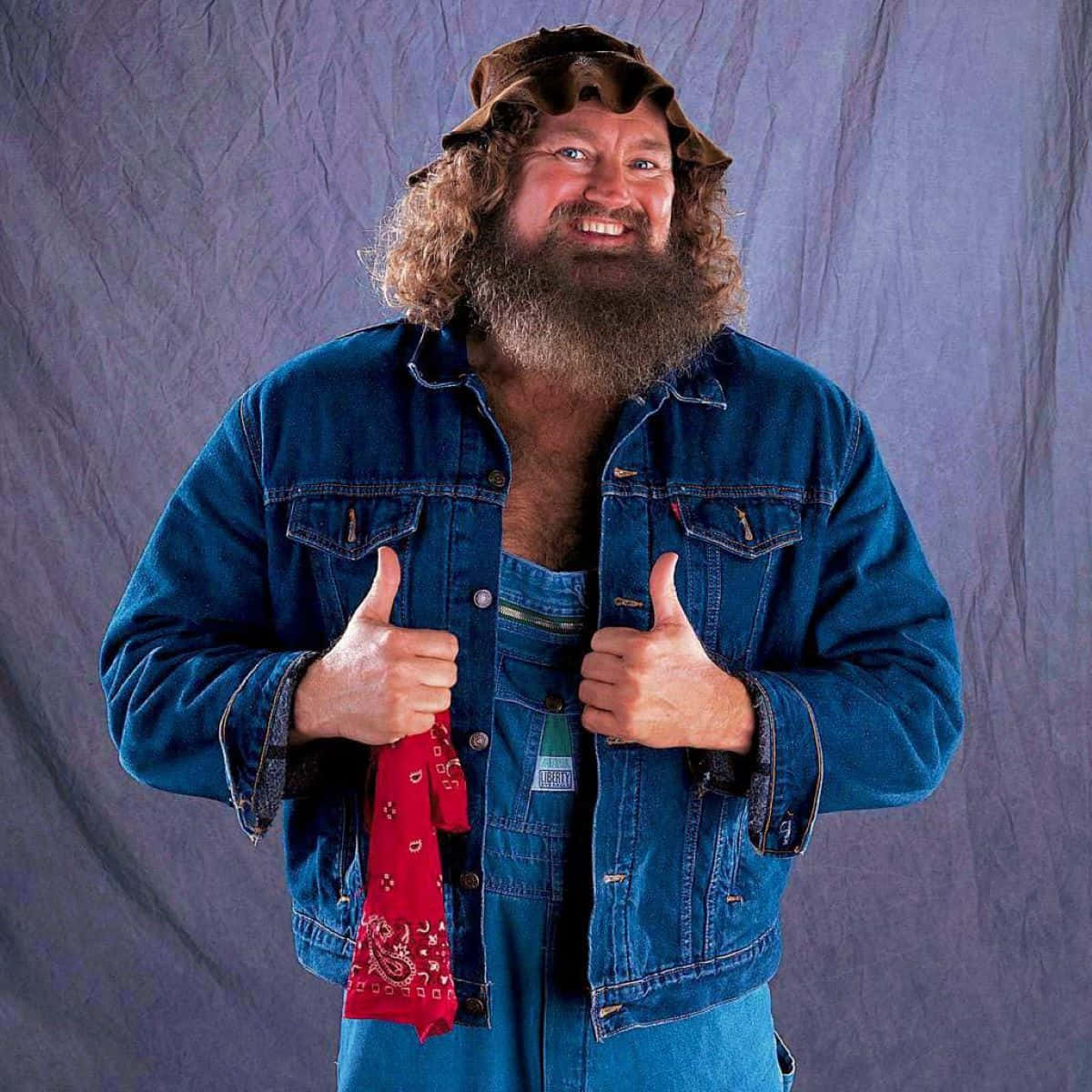 Hillbilly Jim Thumbs Up Background