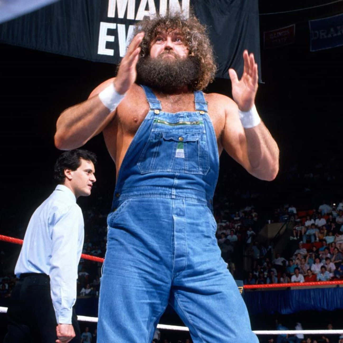 Hillbilly Jim Wrestling Event Background