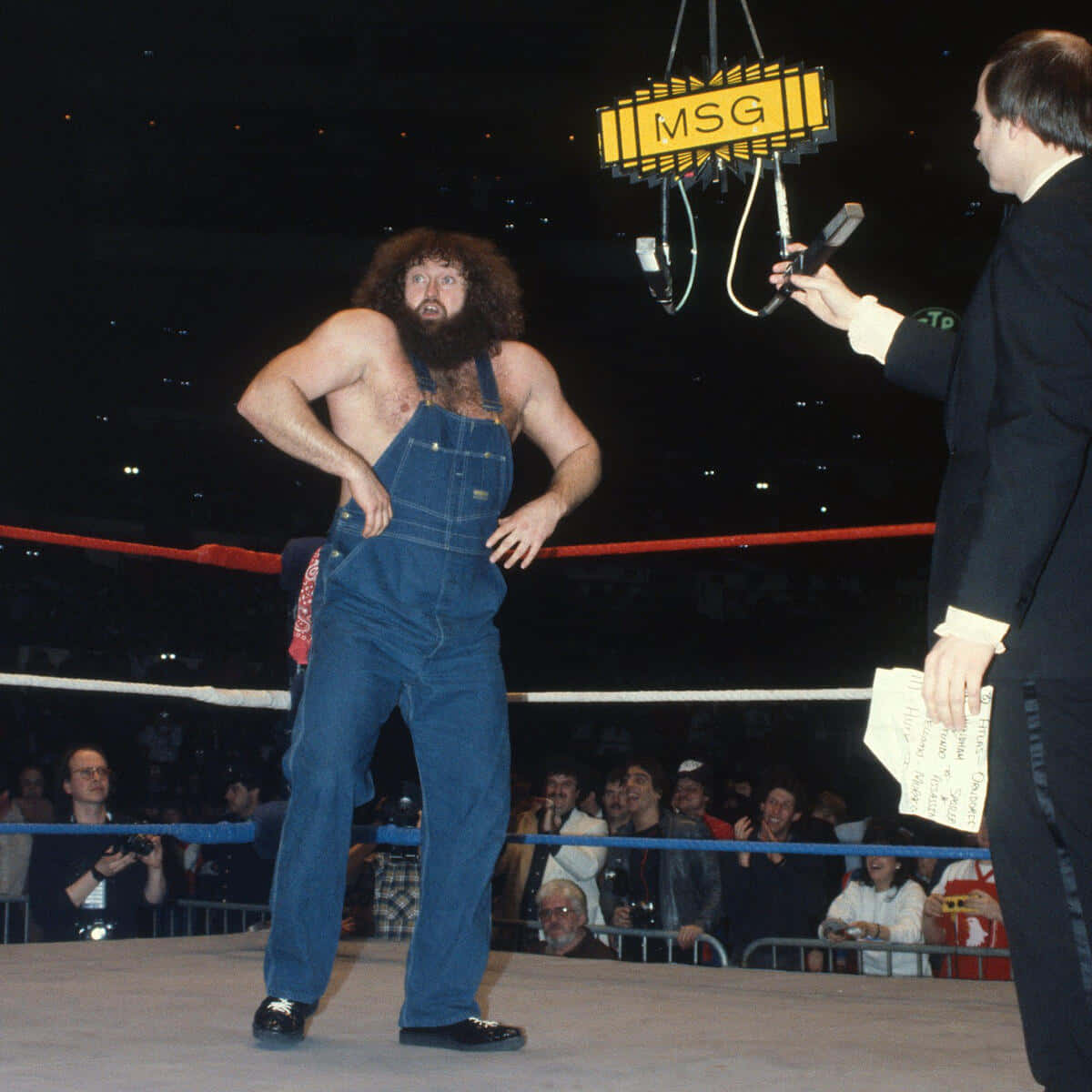 Hillbilly Jim Wrestling Interview M S G Background