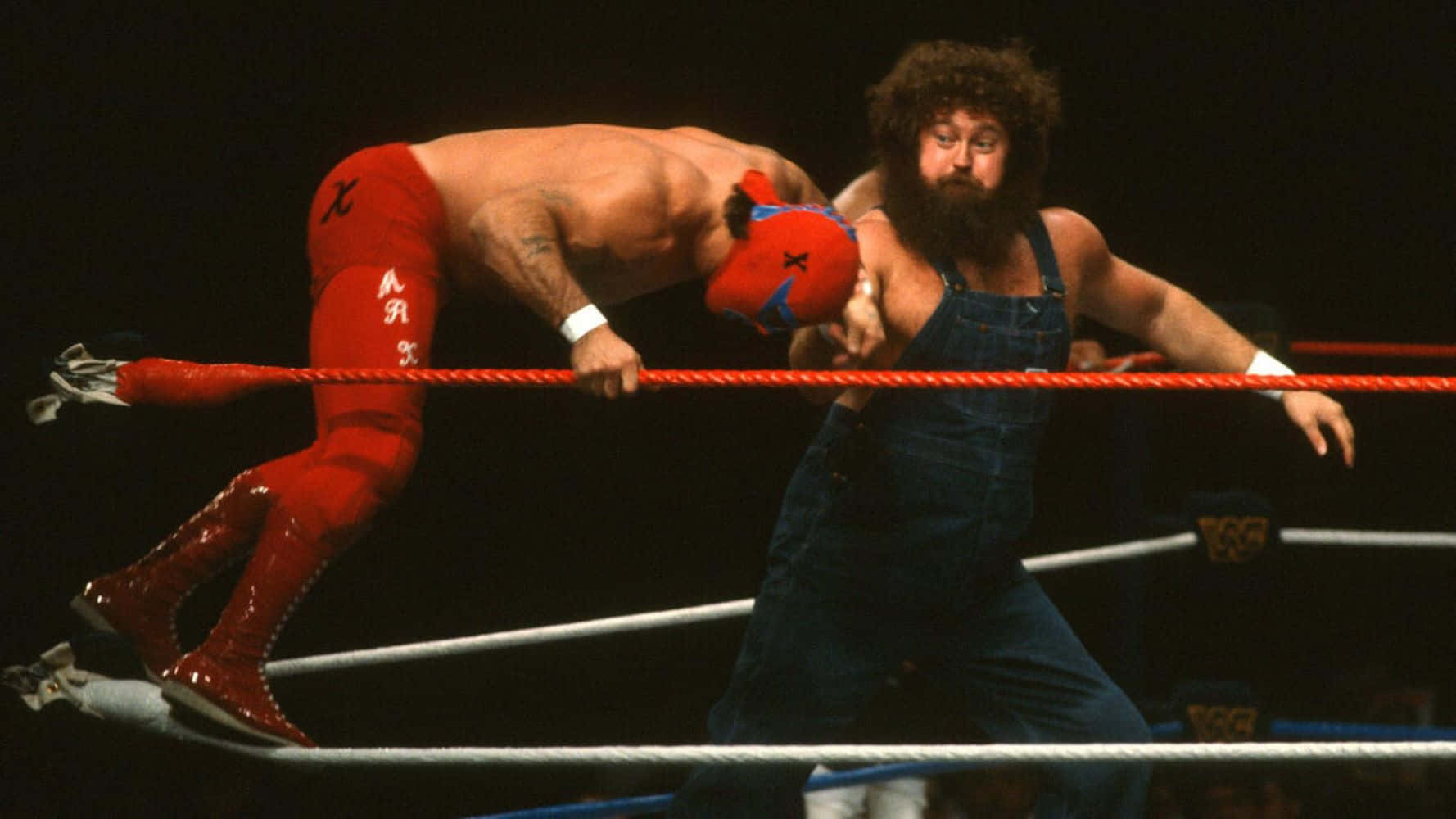 Hillbilly Jim Wrestling Match Background