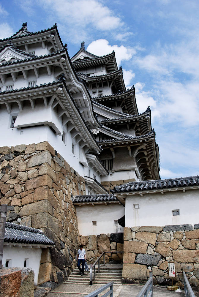 Himeji Castle From Within Its Premises