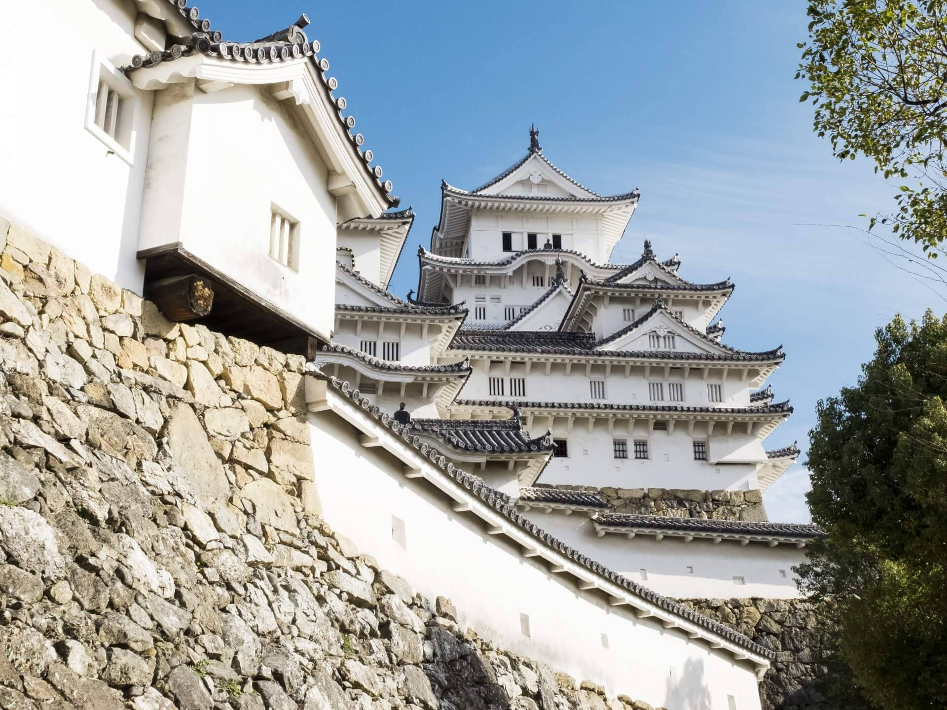 Himeji Castle In Japan Background