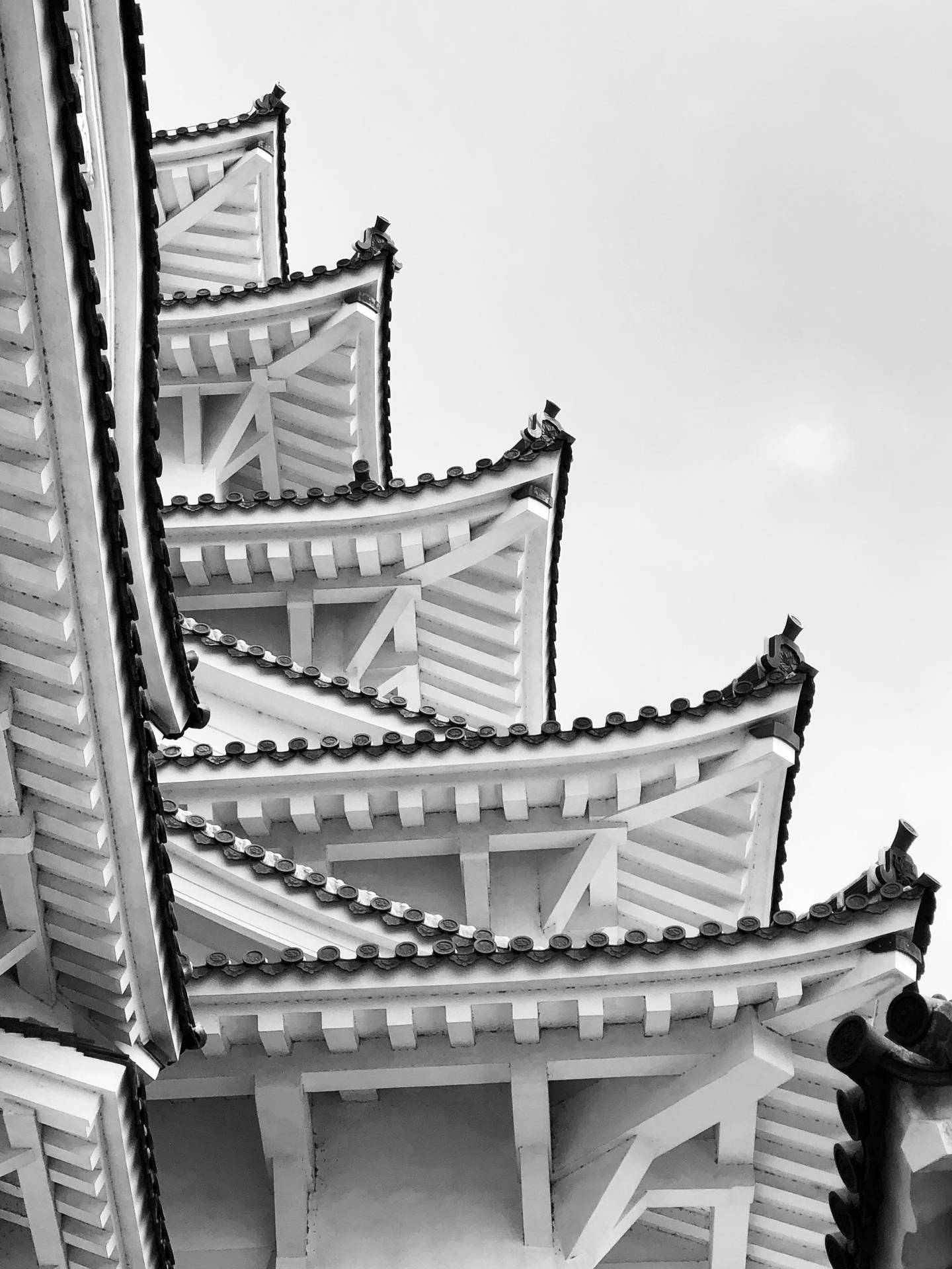 Himeji Castle Structure Background