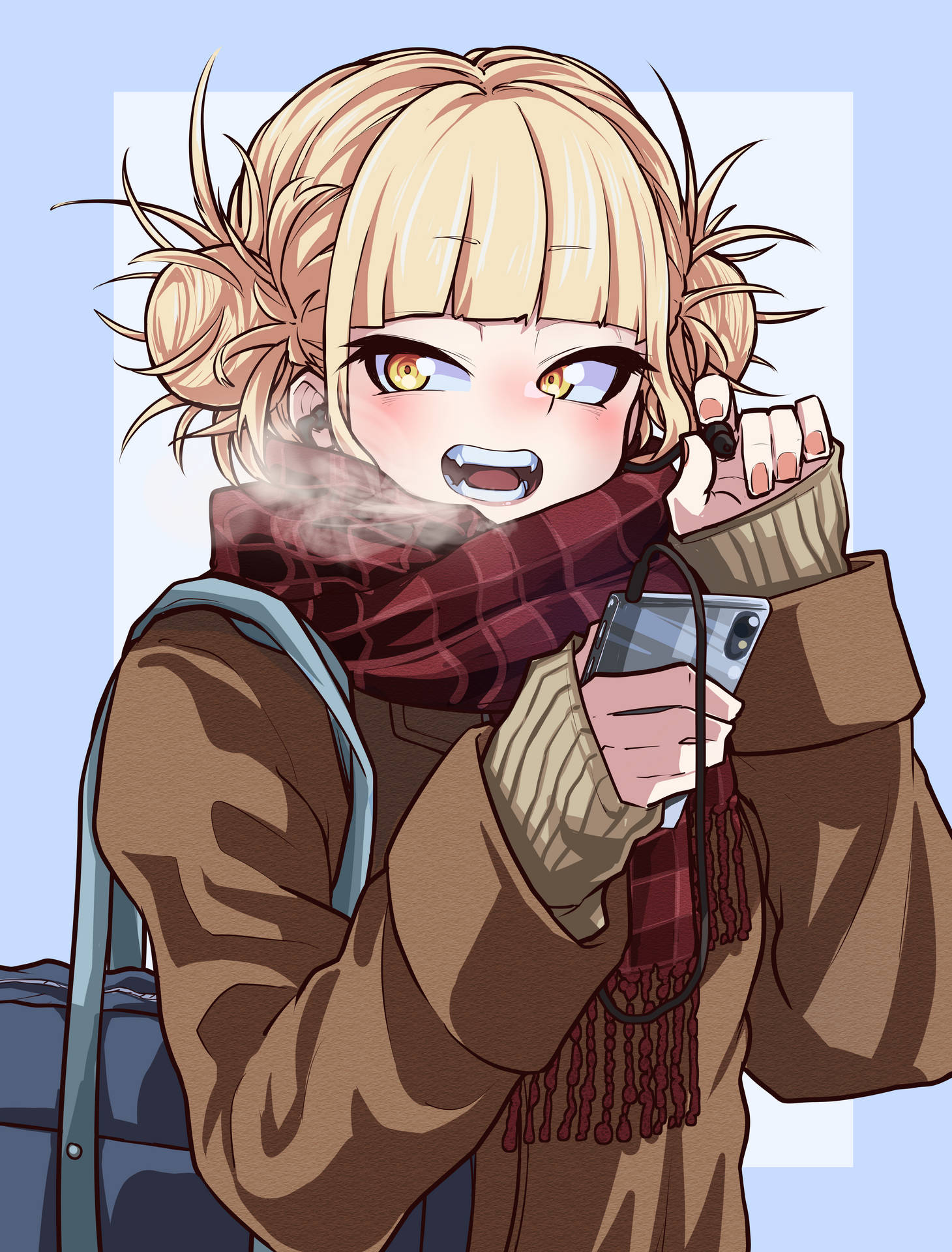 Himiko Toga Chic Outfit Fanart Background