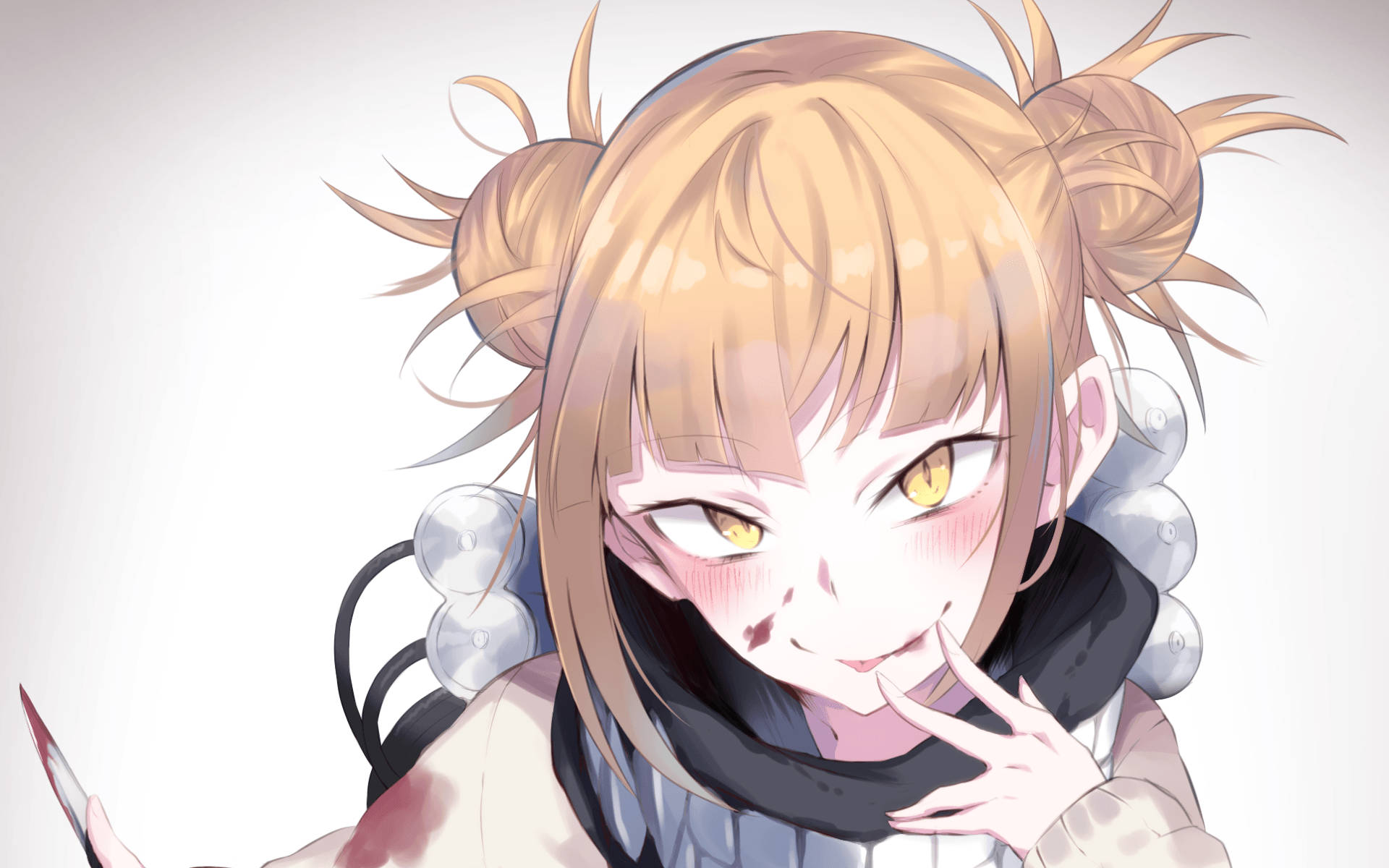 Himiko Toga With A Knife Background