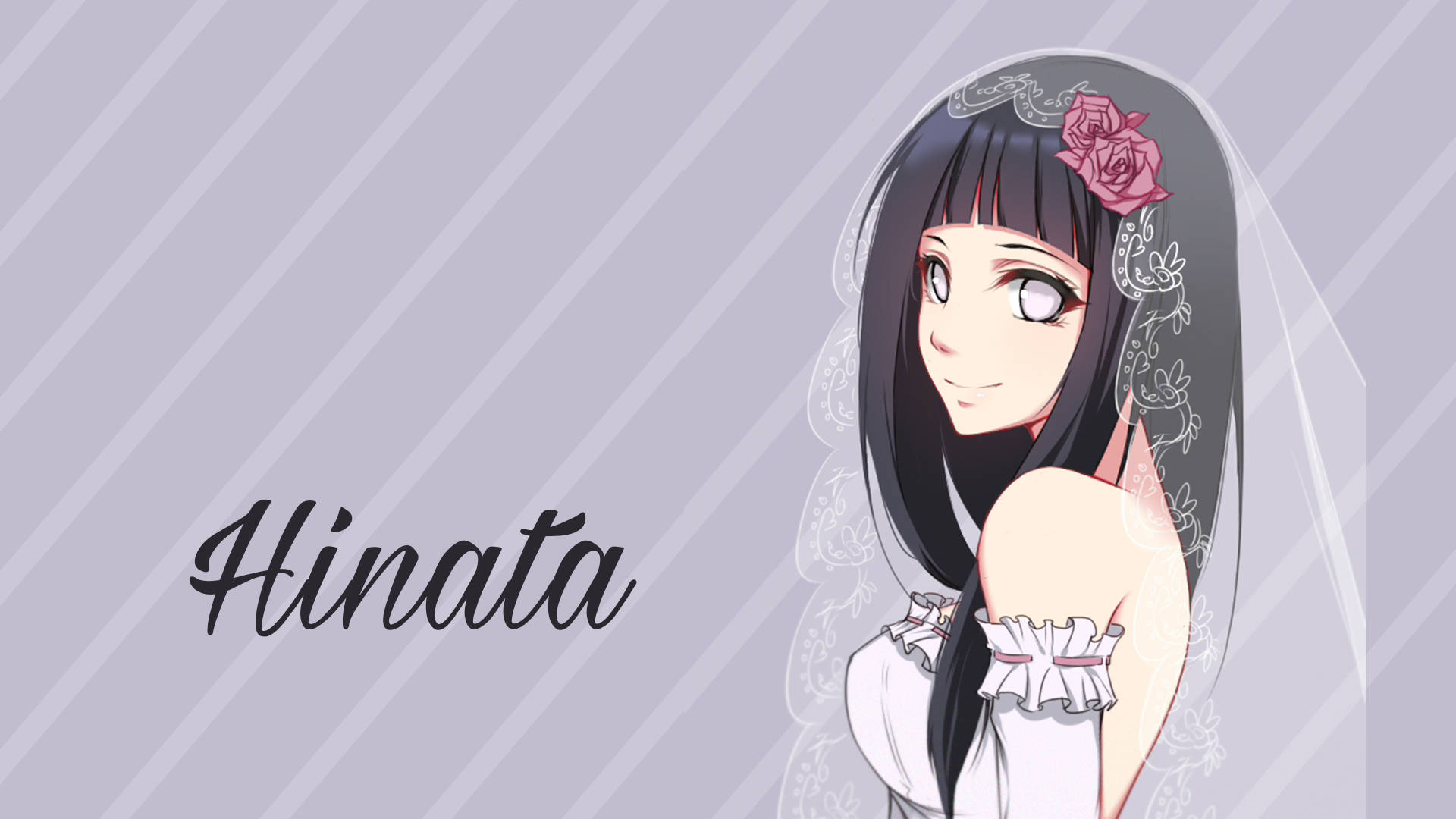 Hinata In Wedding Dress Background