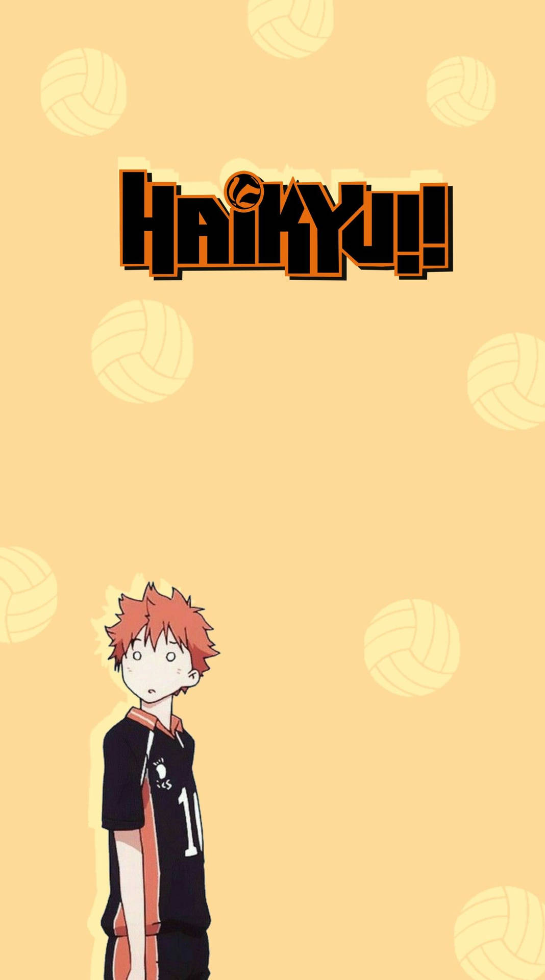 Hinata Shouyou Haikyuu Polka Dots Background