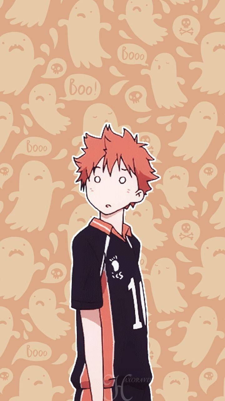 Hinata Shouyou Musters The Courage To Fight Background