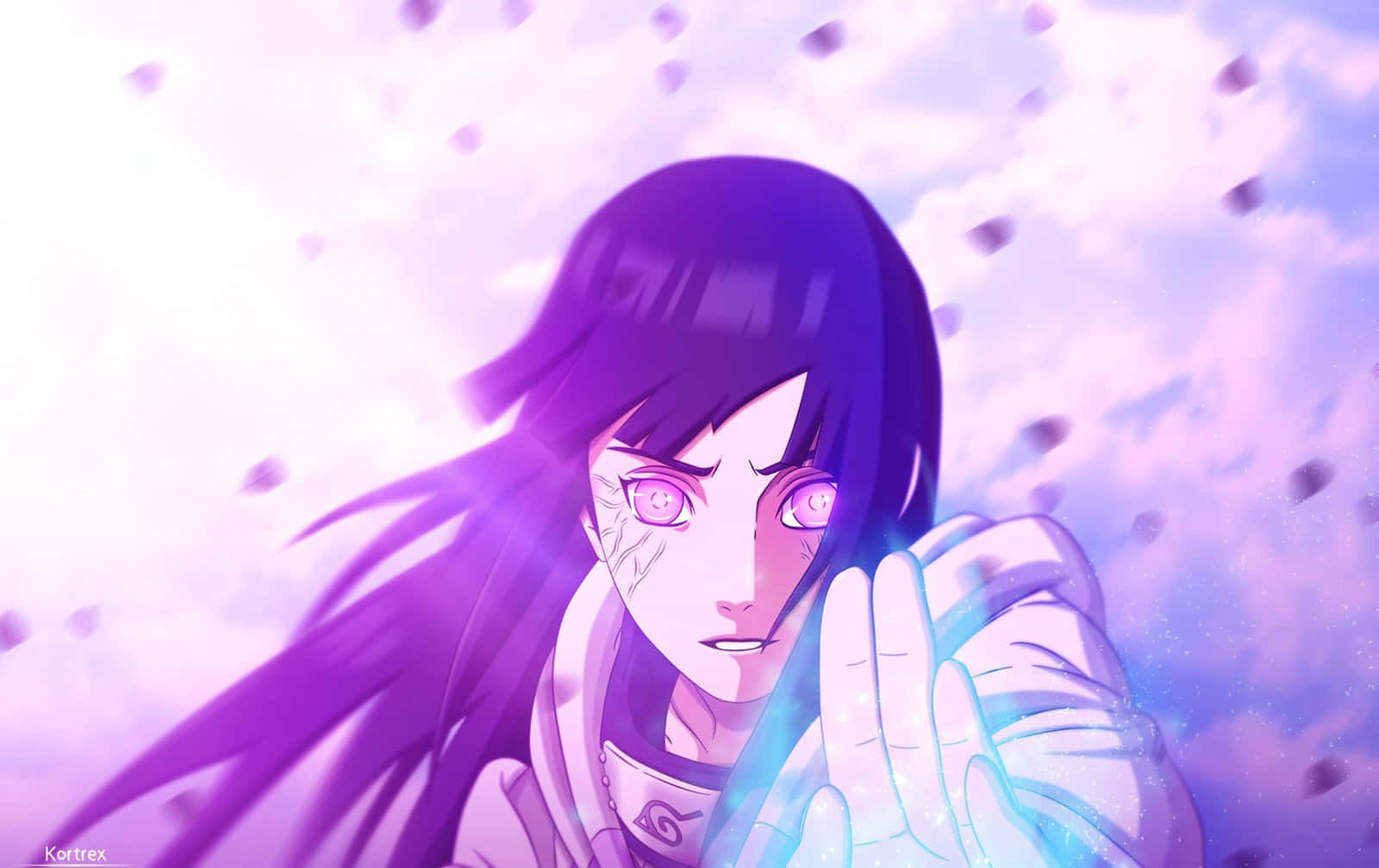 Hinata Uzumaki Byakugan Powers Background