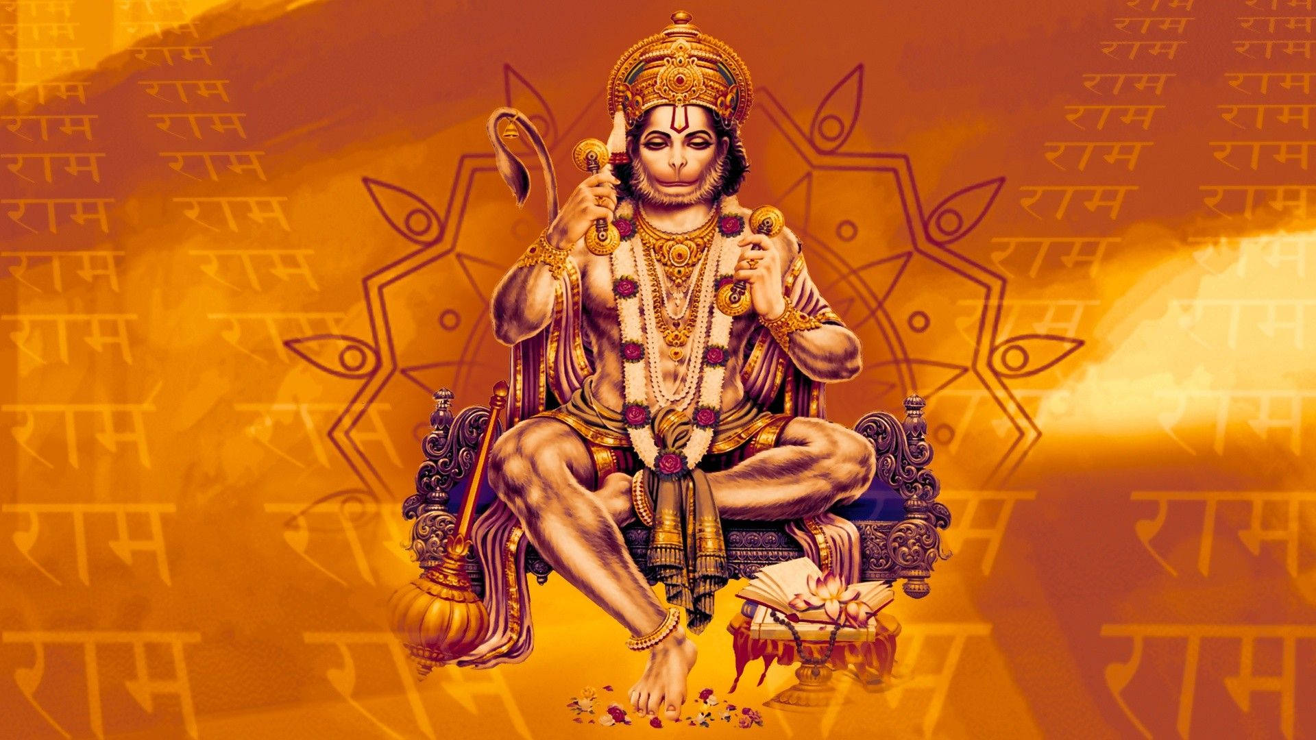 Hindu God Lord Hanuman 3d