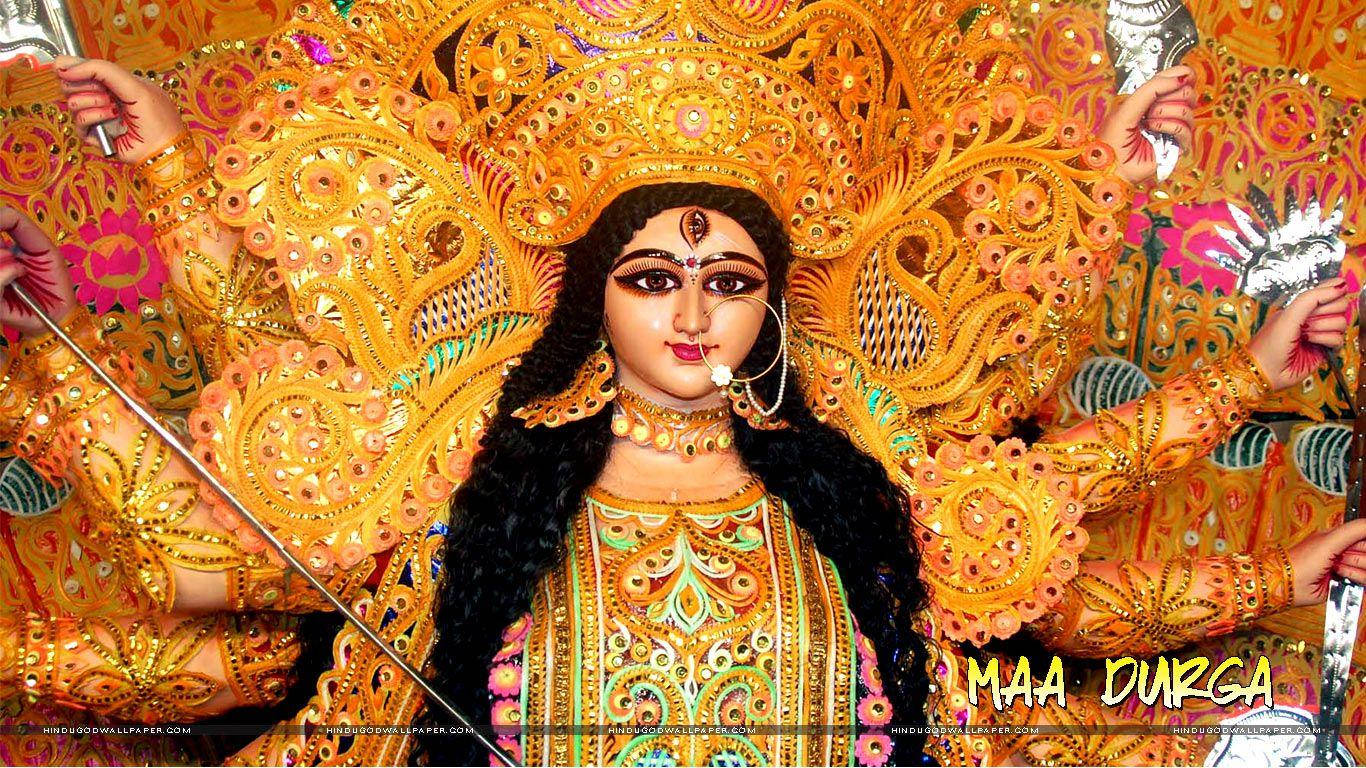 Hindu God Maa Durga Background