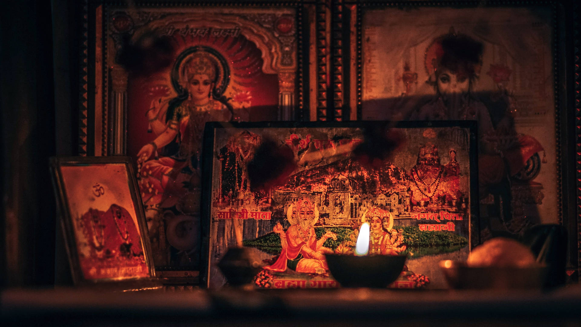 Hindu Goddess Altar