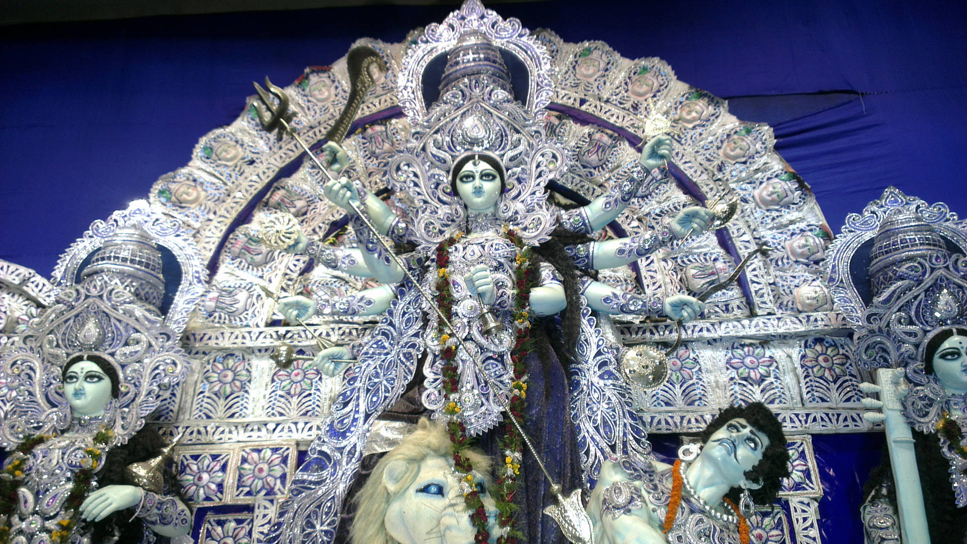 Hindu Goddess Durga Background