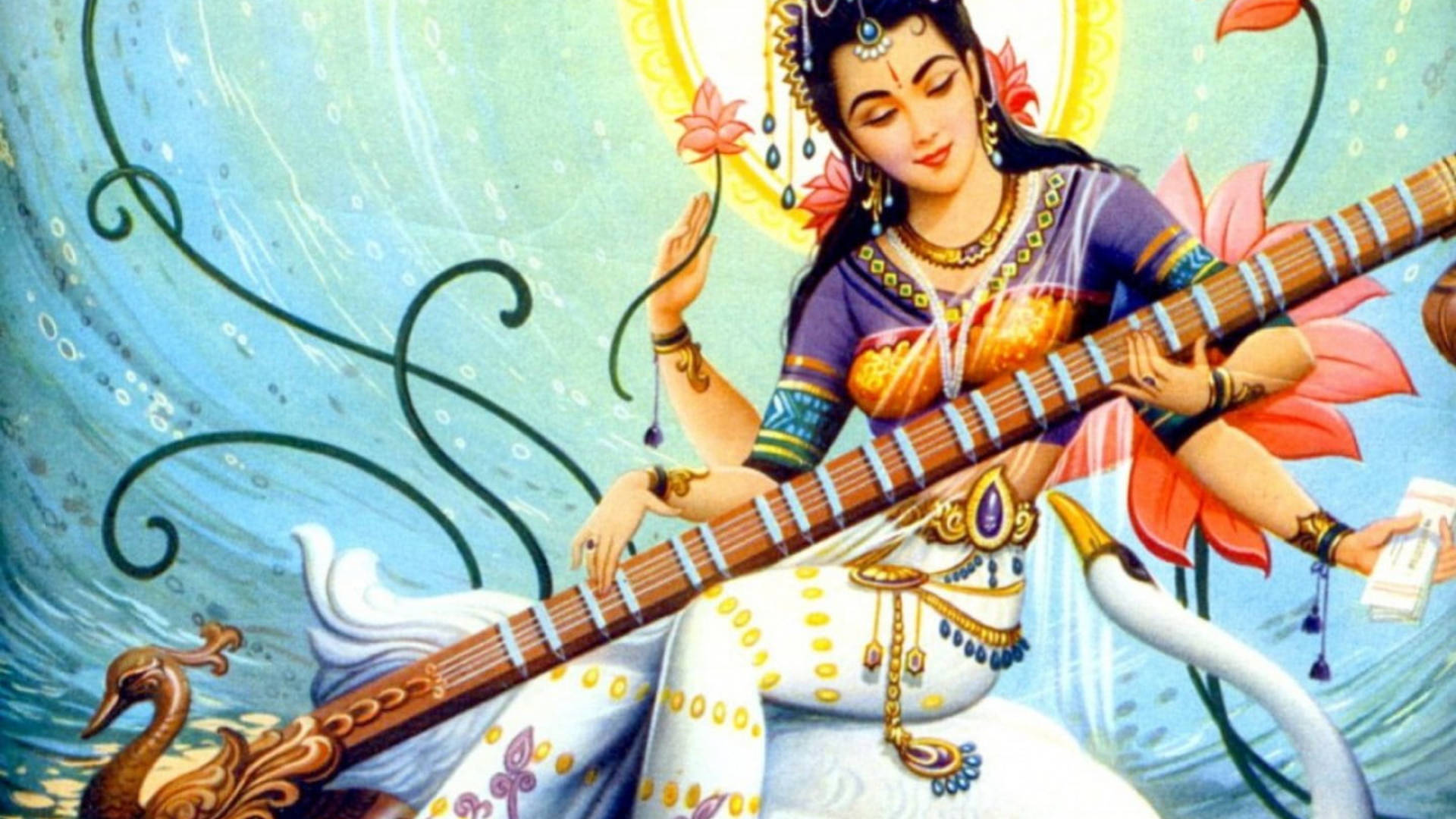 Hindu Goddess Saraswati