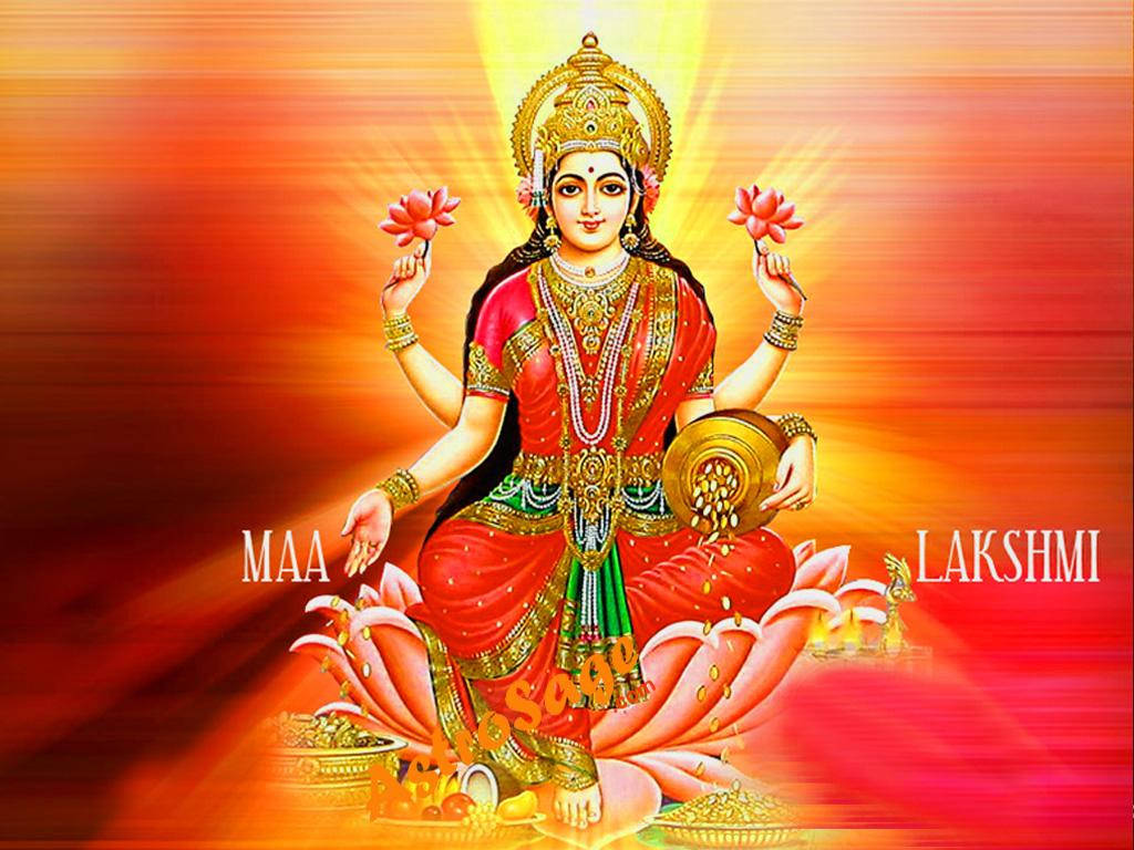 Hindu Myth Maa Lakshmi Background