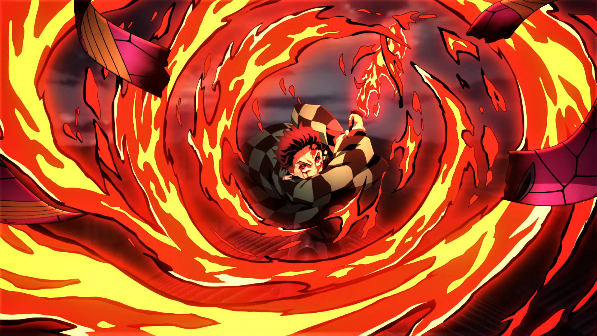 Hinokami Kagura Demon Slayer Anime Background