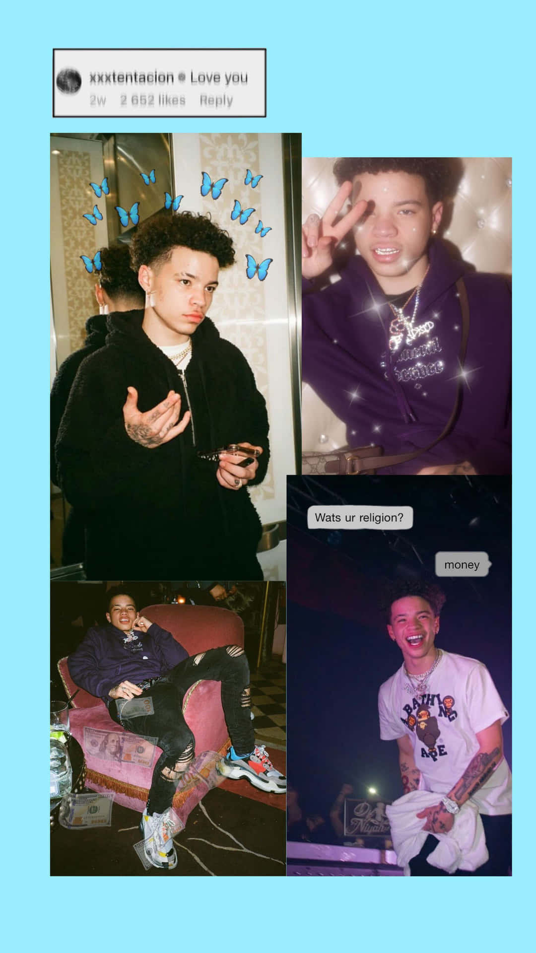 Hip Hop Artist Lil Mosey Showcasing His Style And Individuality. Background