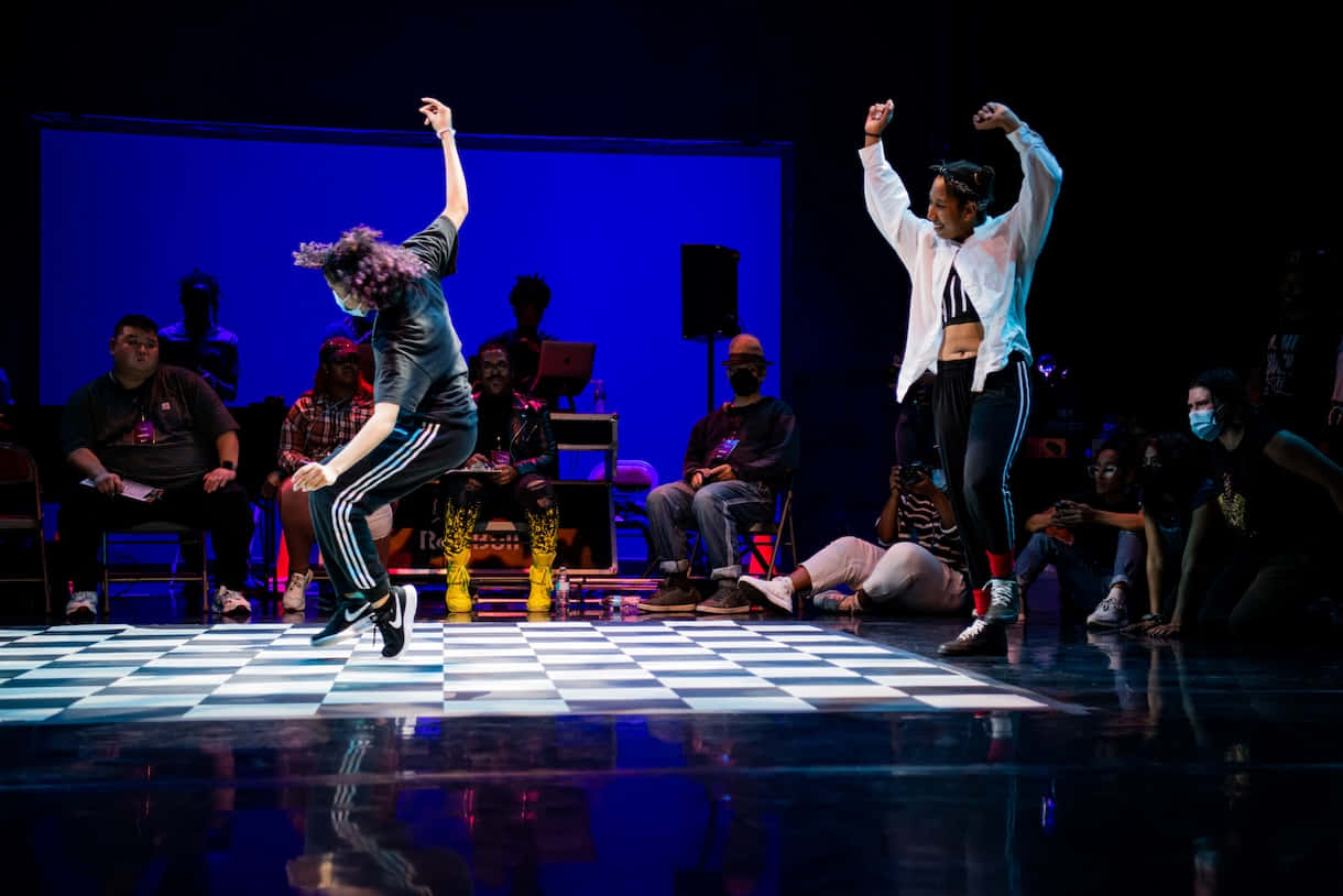 Hip Hop_ Dance_ Battle_ Checkered_ Floor.jpg Background