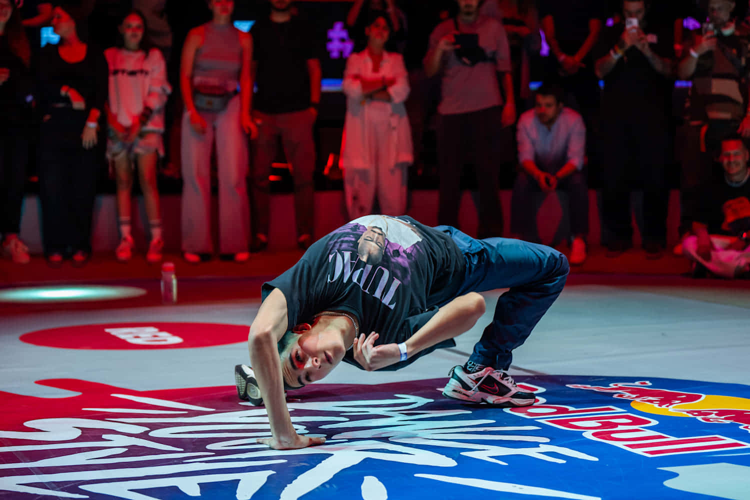 Hip Hop Dancer Performing Headspin