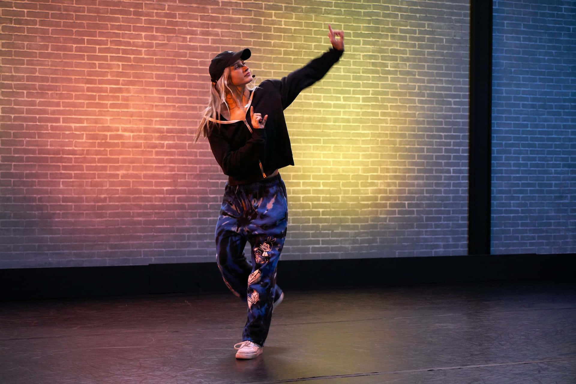 Hip Hop Dancer Stage Performance.jpg Background
