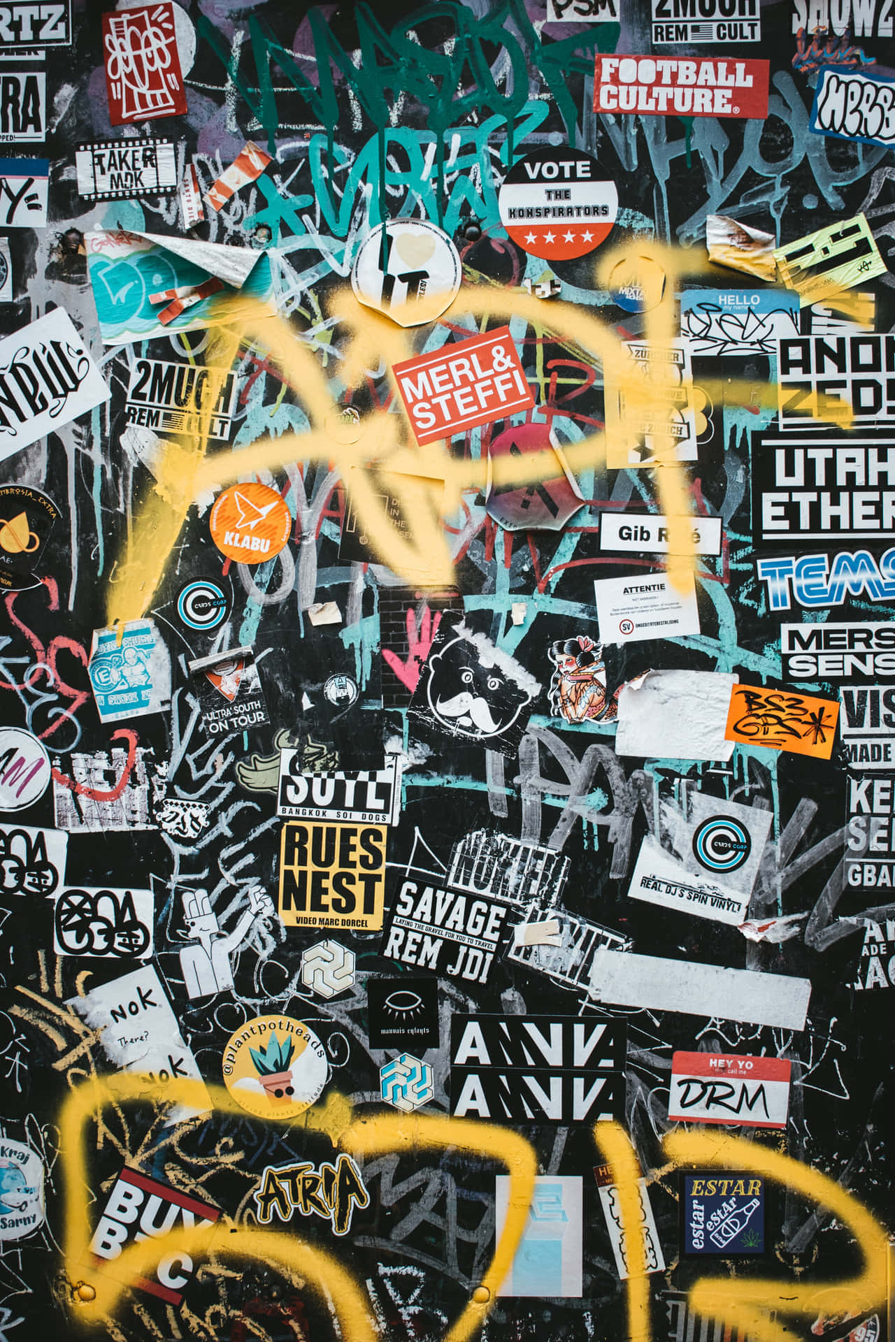 Hip Hop Graffiti Art Flourishing In City Streets Background