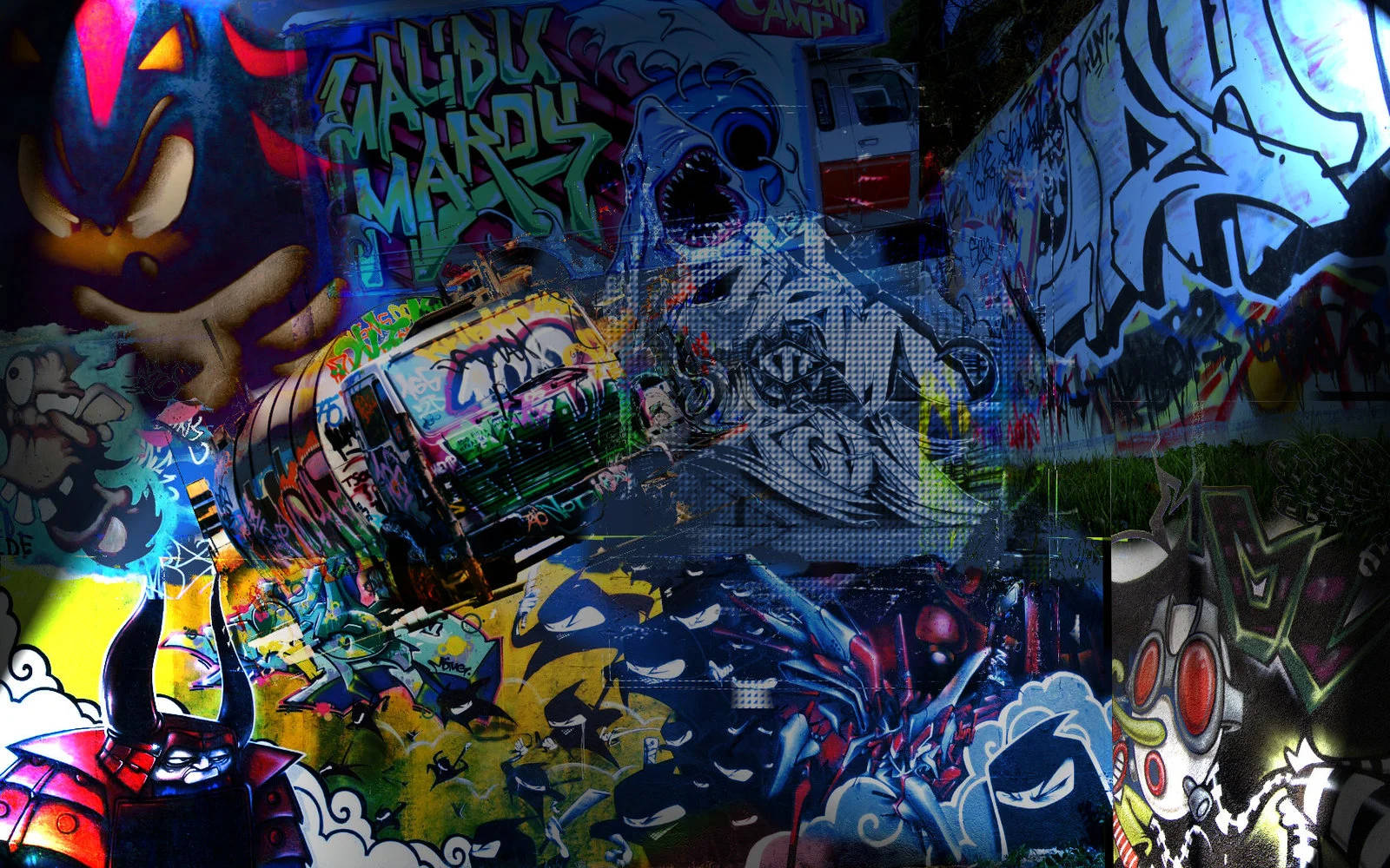 Hip Hop Graffiti Sonic Unleashed