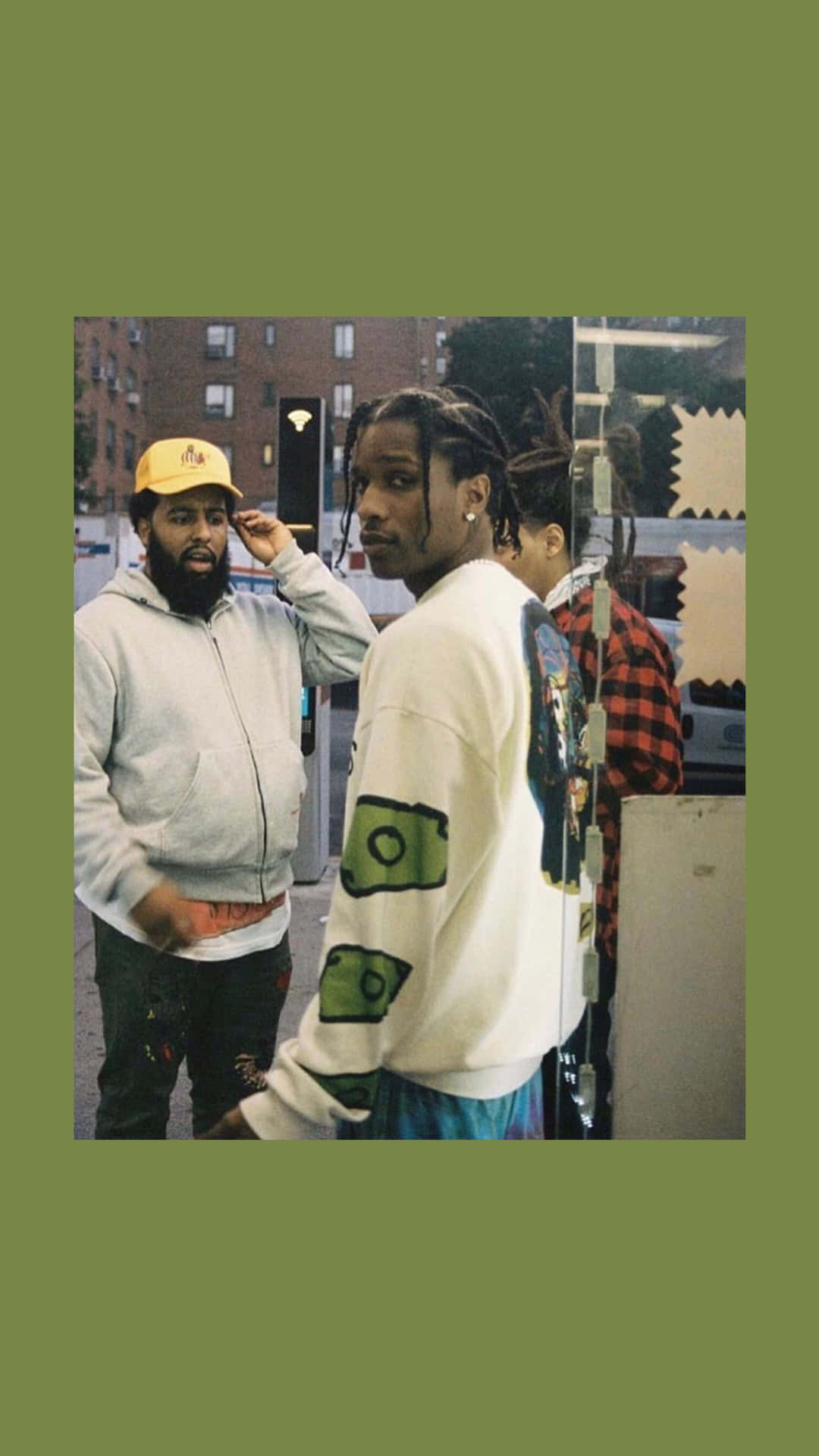 Hip-hop Icon Asap Rocky And Tyler The Creator Making Music Magic. Background