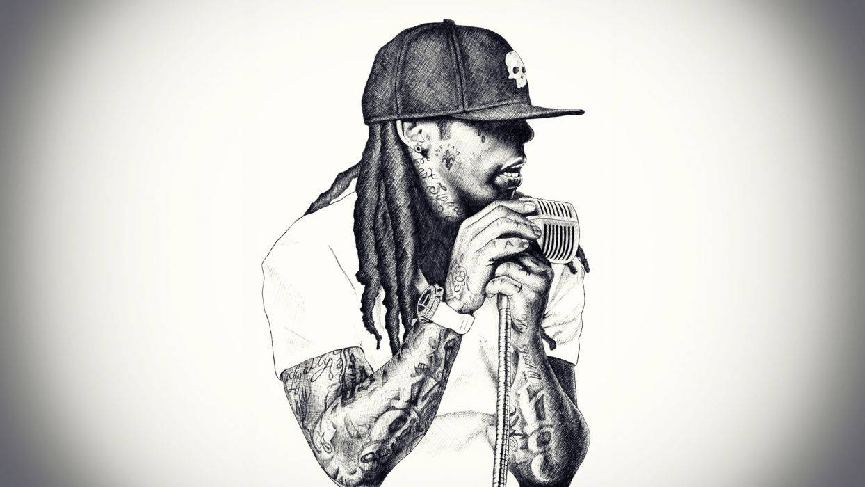 Hip Hop Legend Lil Wayne Background