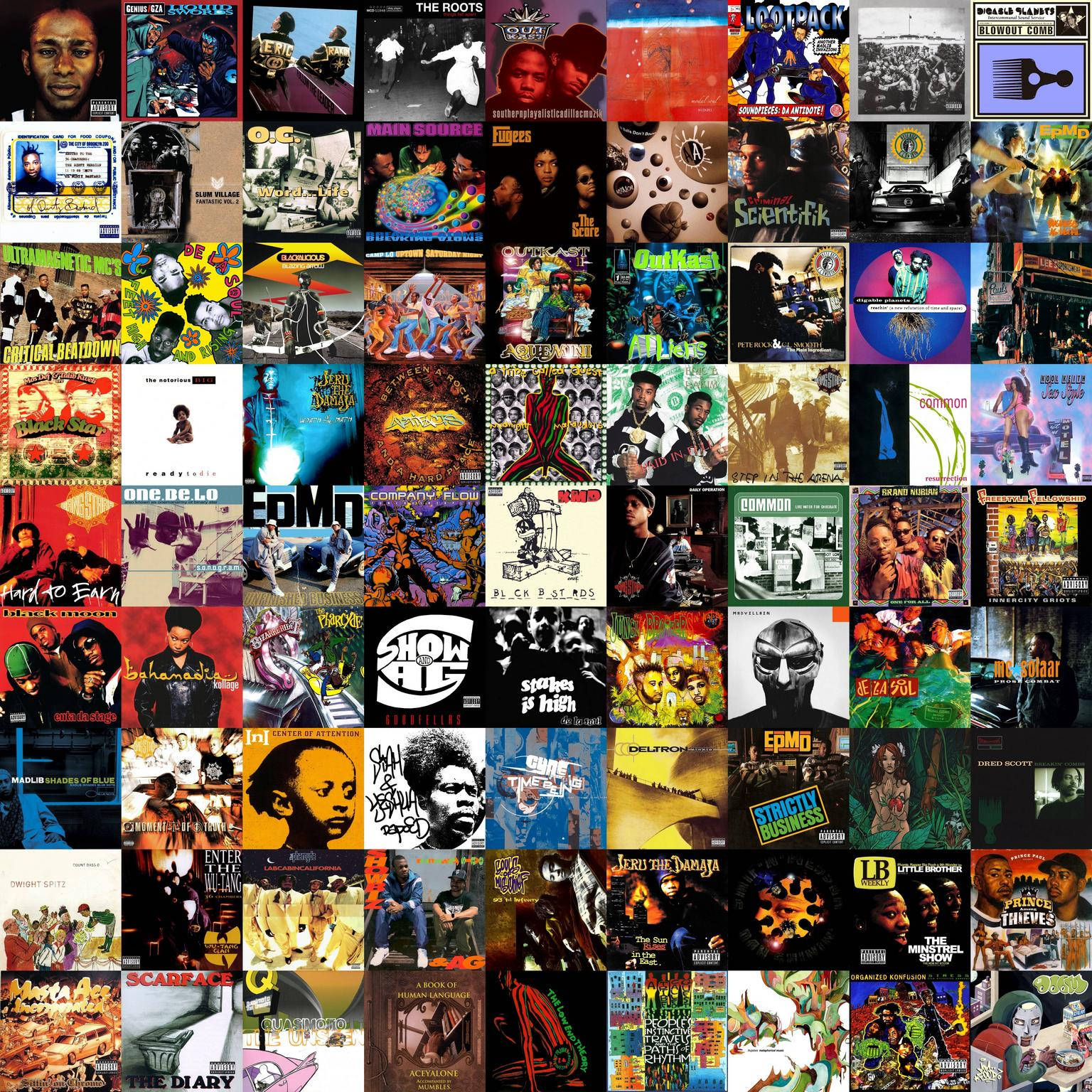 Hip Hop Montage Posters Background
