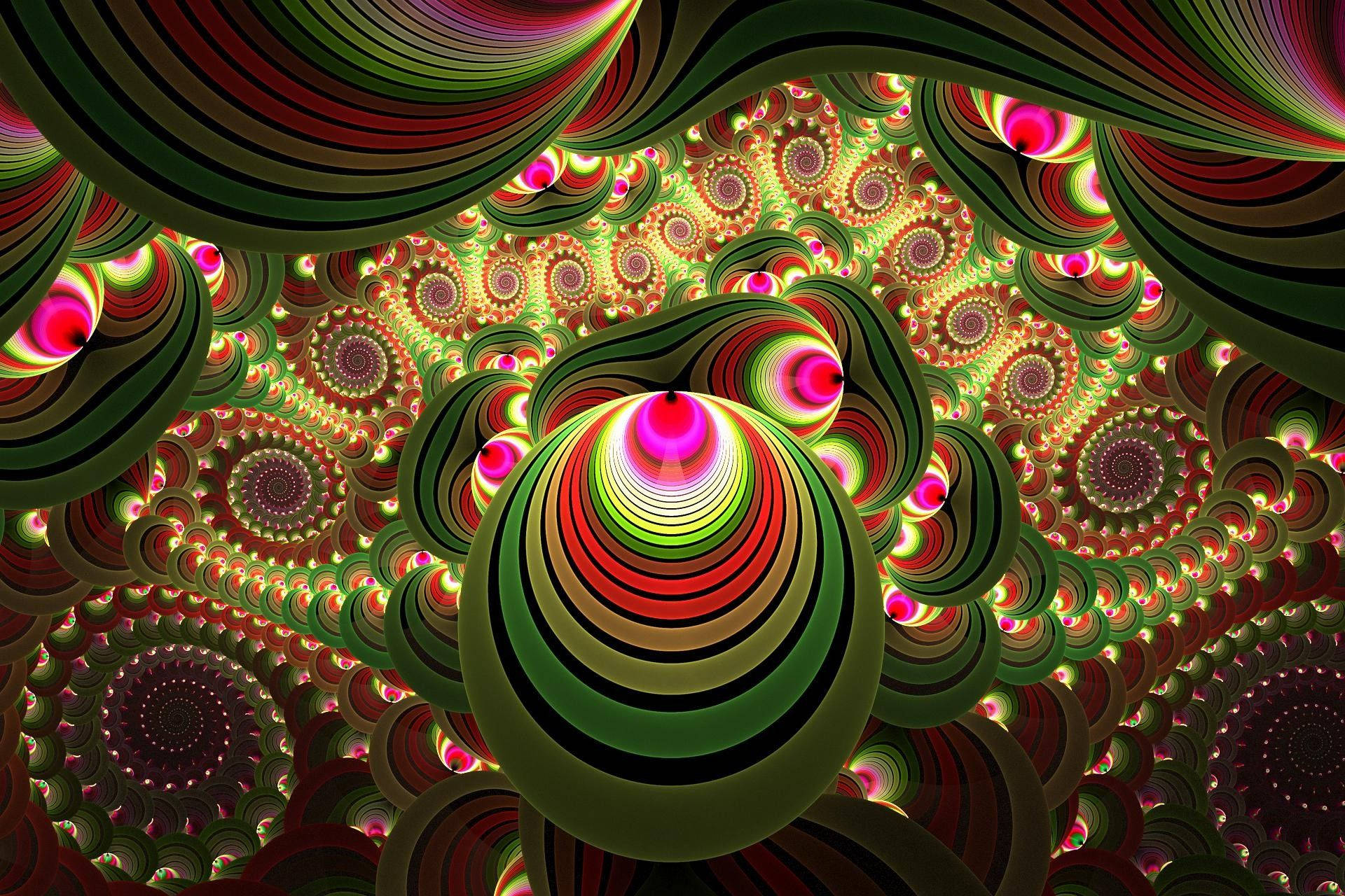 Hippie Abstract Colour Patterns Background