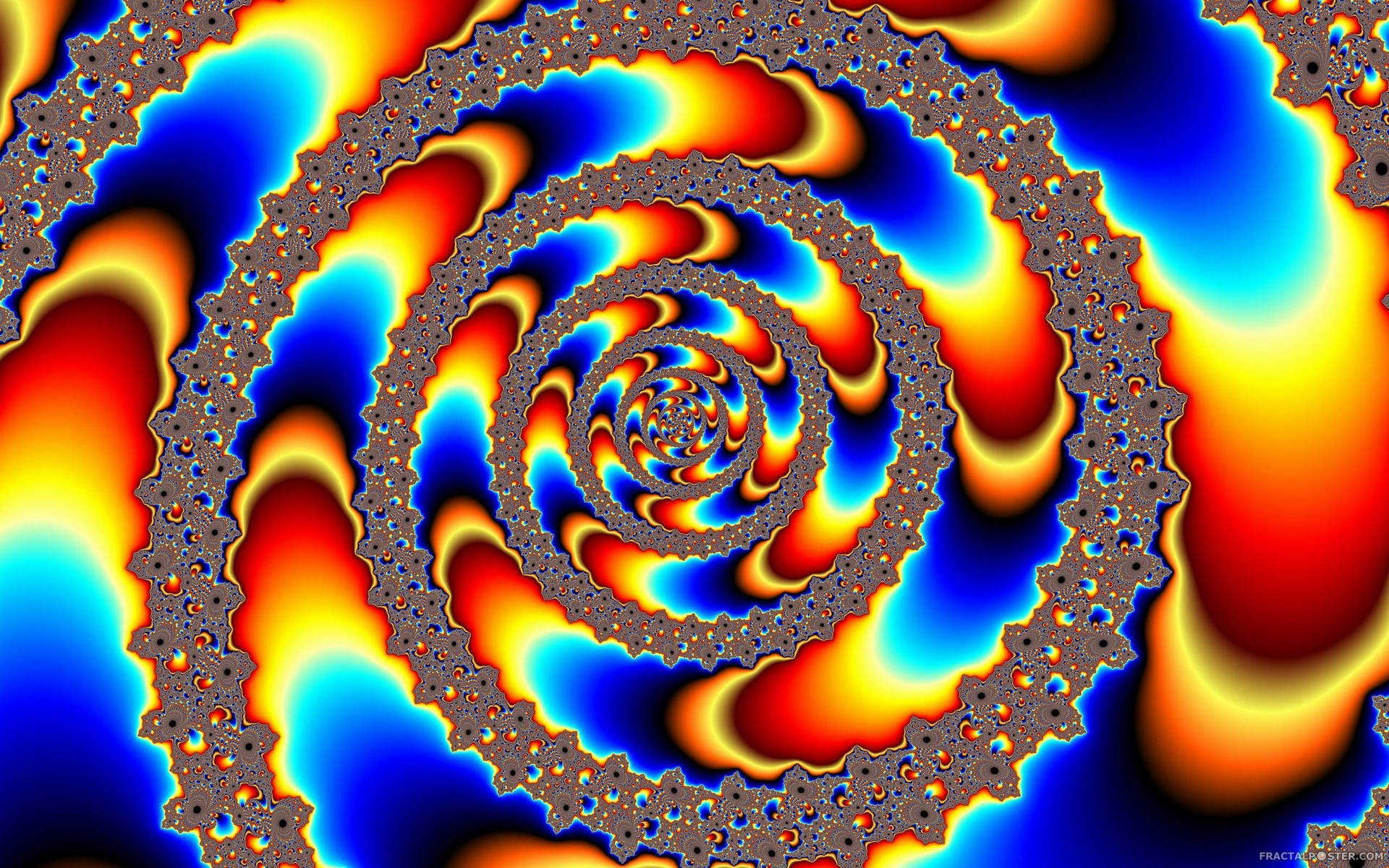 Hippie Colour Pattern Kaleidoscope Background