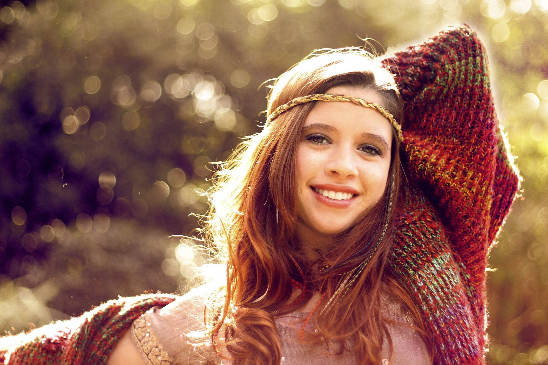 Hippie Girl Smile