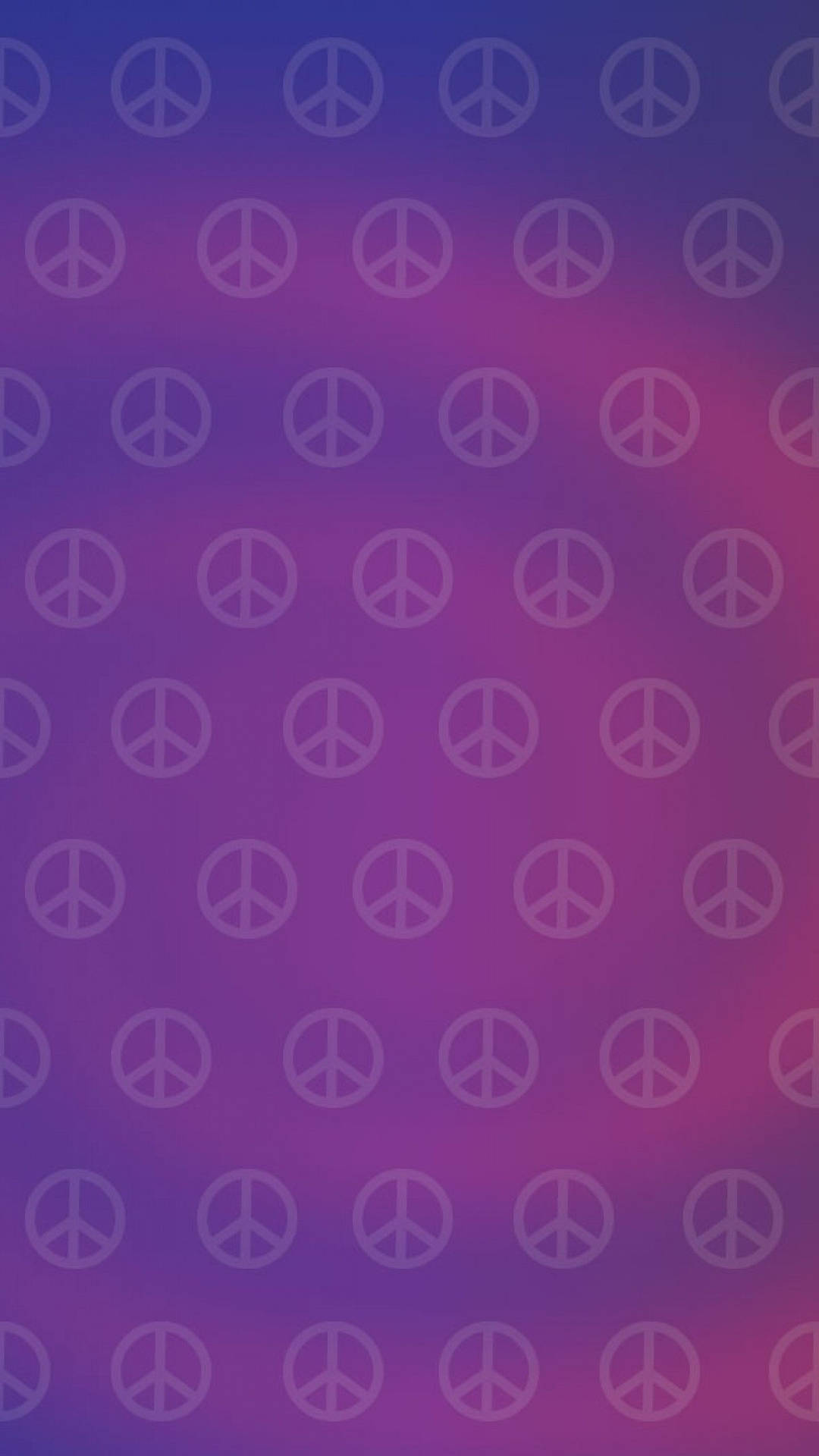 Hippie Iconic Peace Sign Background