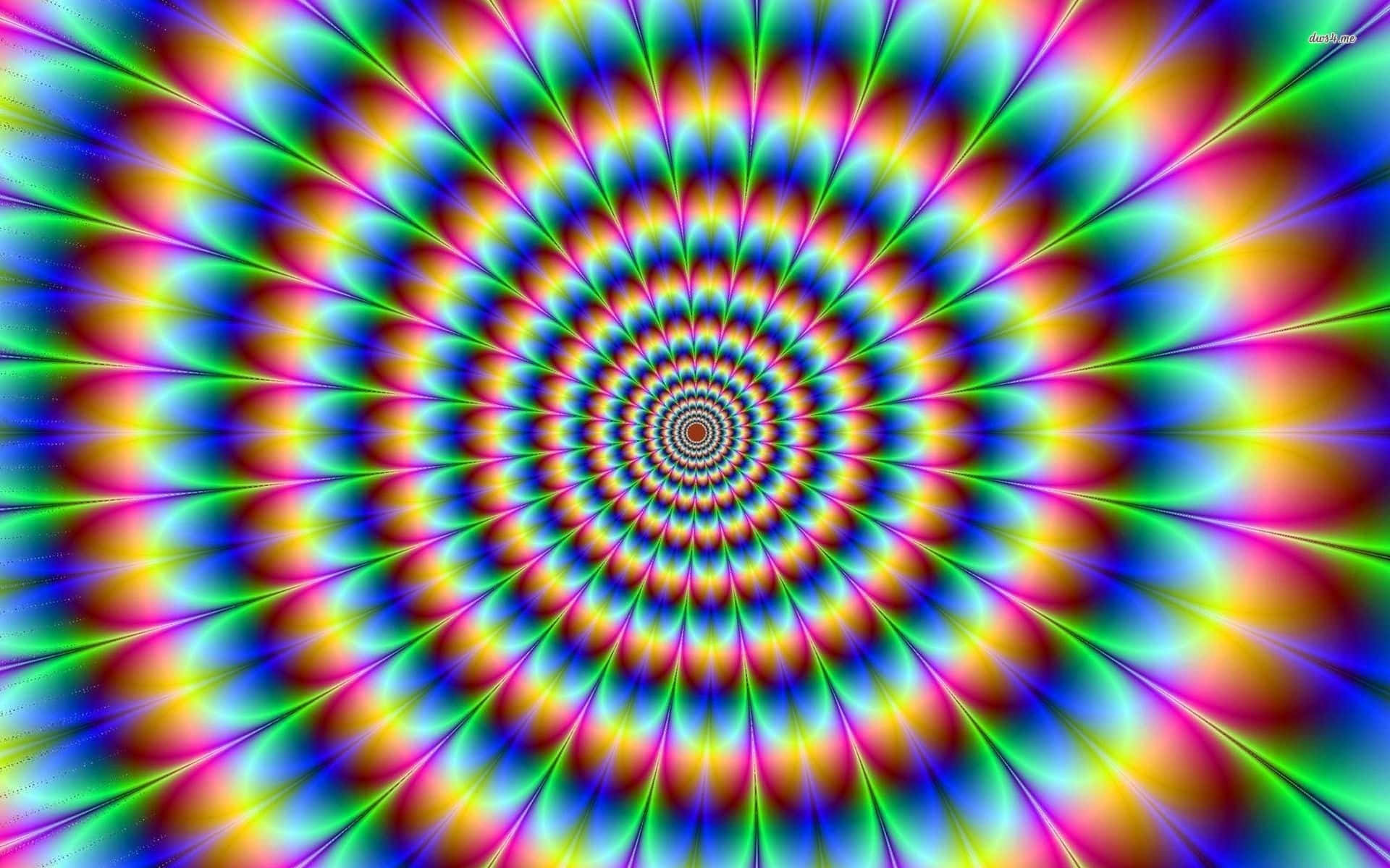 Hippie Pattern Cool Optical Illusions Background