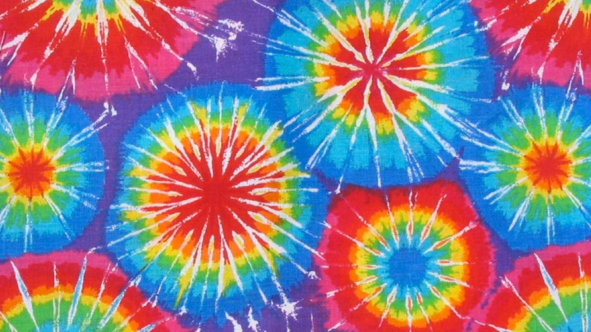 Hippie Tie-dye Colour Combination Background