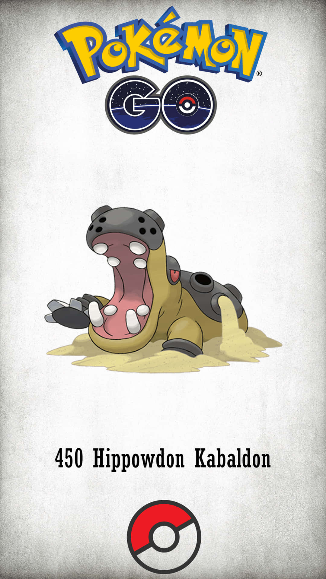 Hippowdon And Pokémon Go Background