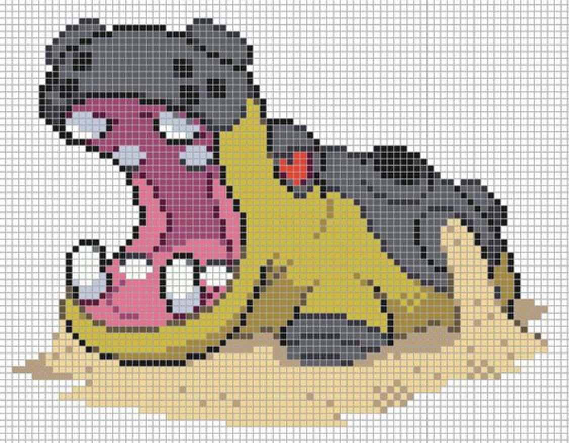 Hippowdon Pixel Art