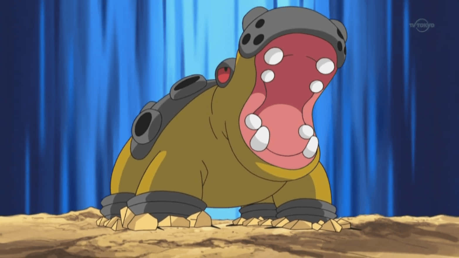 Hippowdon Standing On All Fours Background