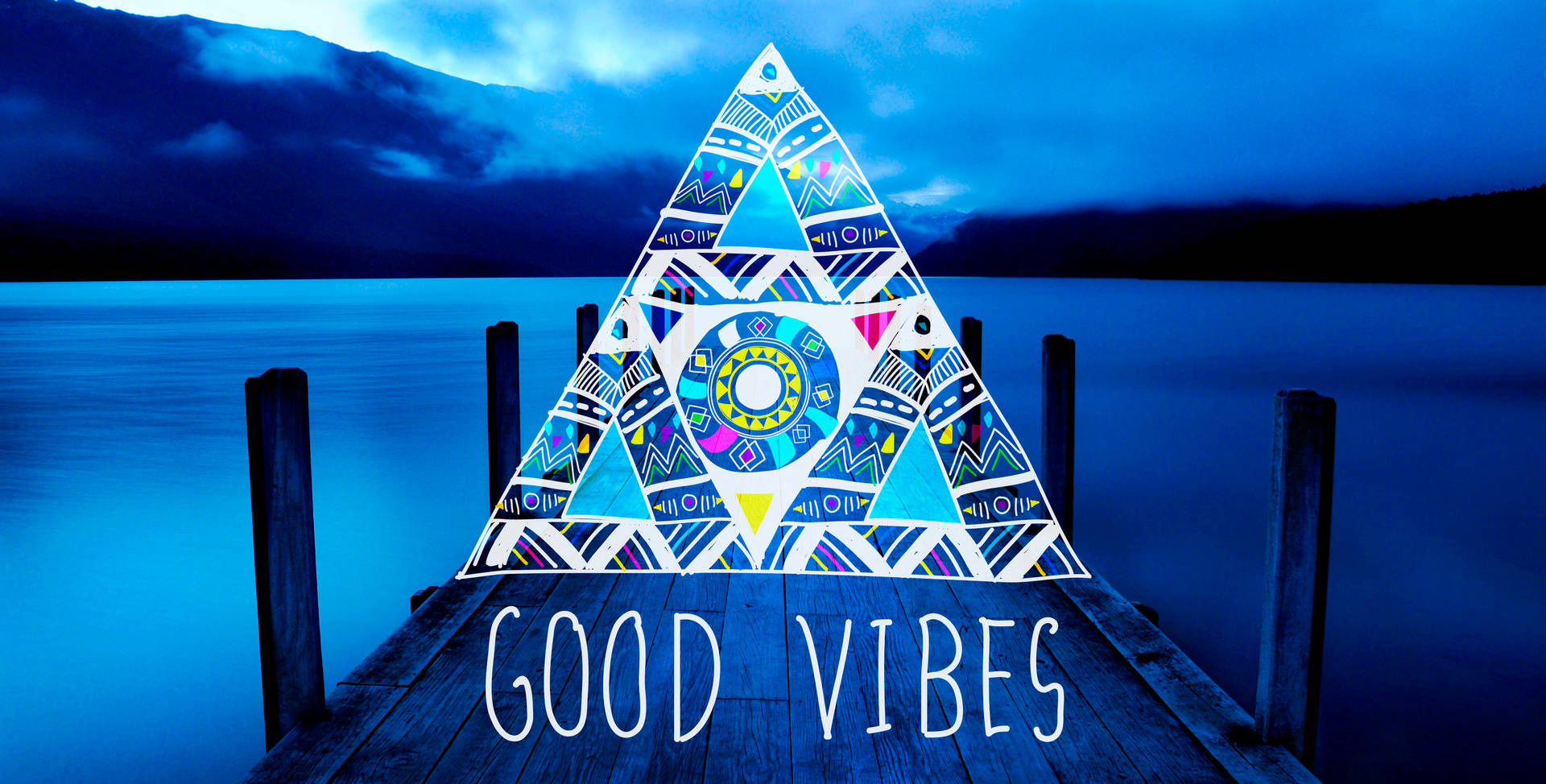 Hippy Good Vibes Background