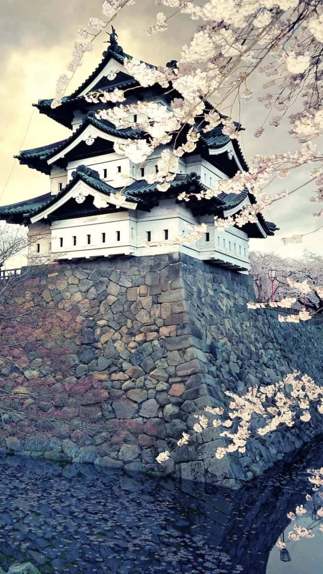 Hirosaki Castle Japanese Iphone Background