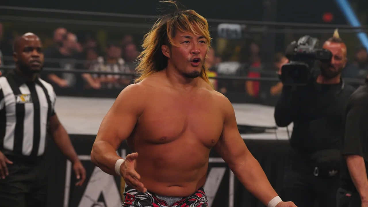 Hiroshi Tanahashi Wrestling Match Intensity Background