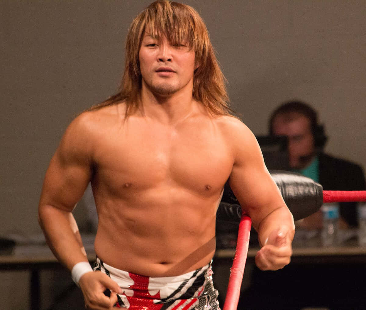 Hiroshi Tanahashi Wrestling Match Intensity Background