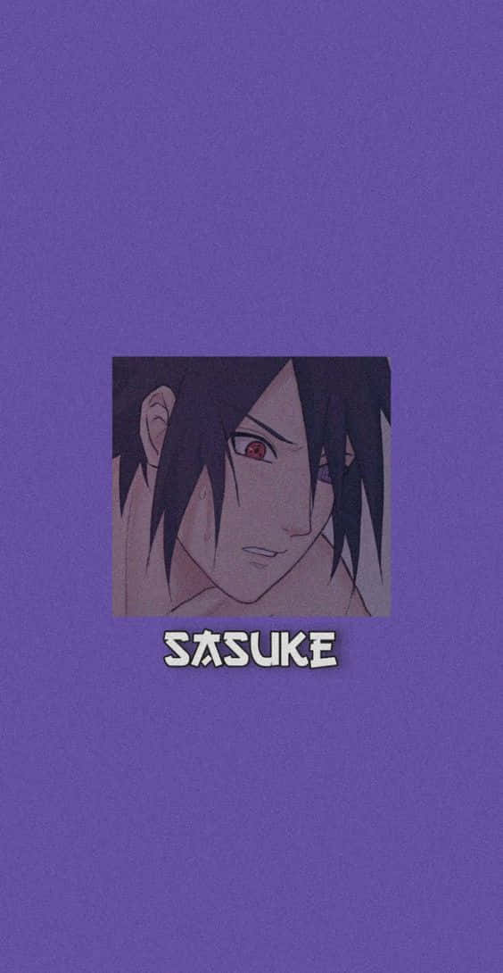 His Eyes Gazed With A New Darkness - Purple Sasuke Background