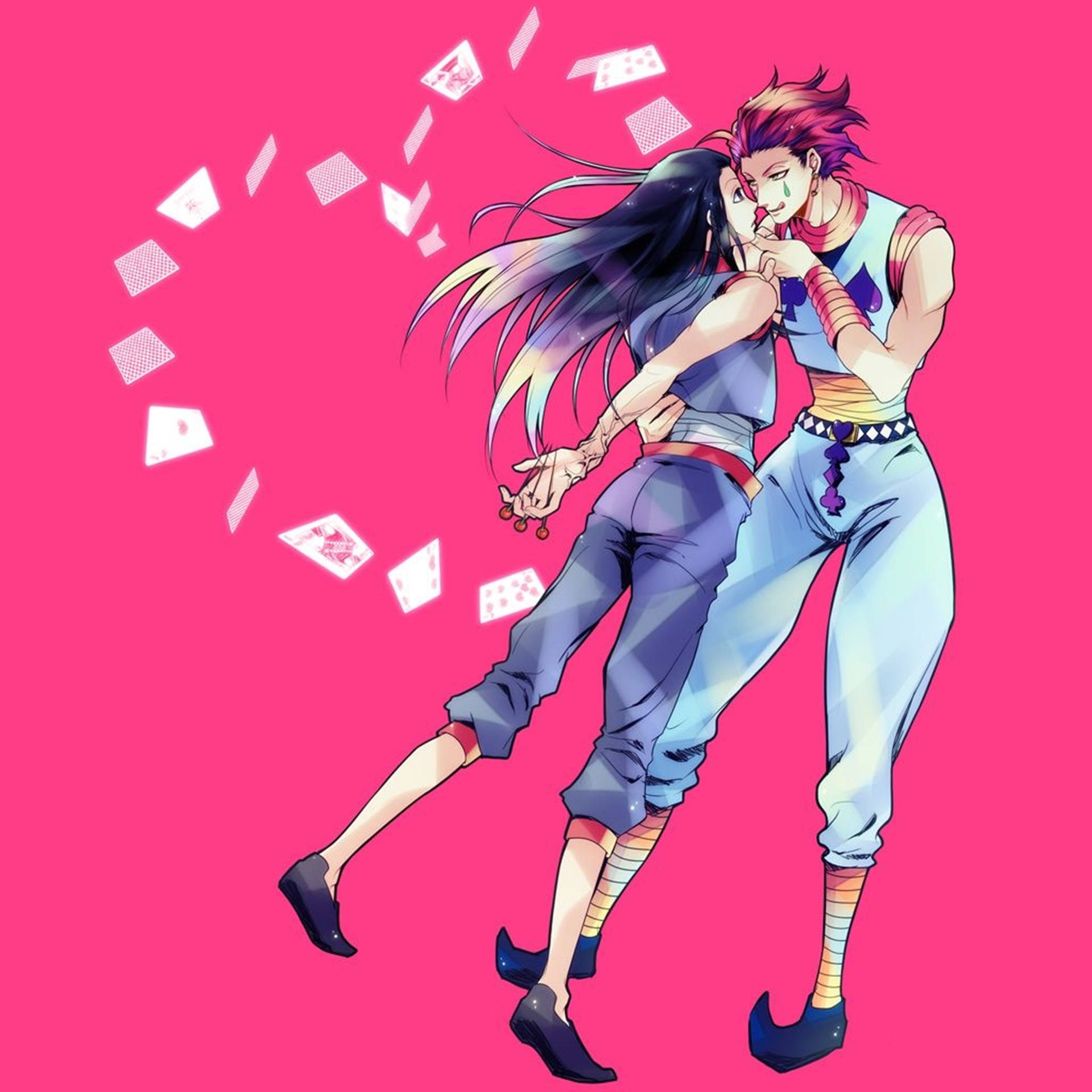 Hisoka 4k And Illumi Background