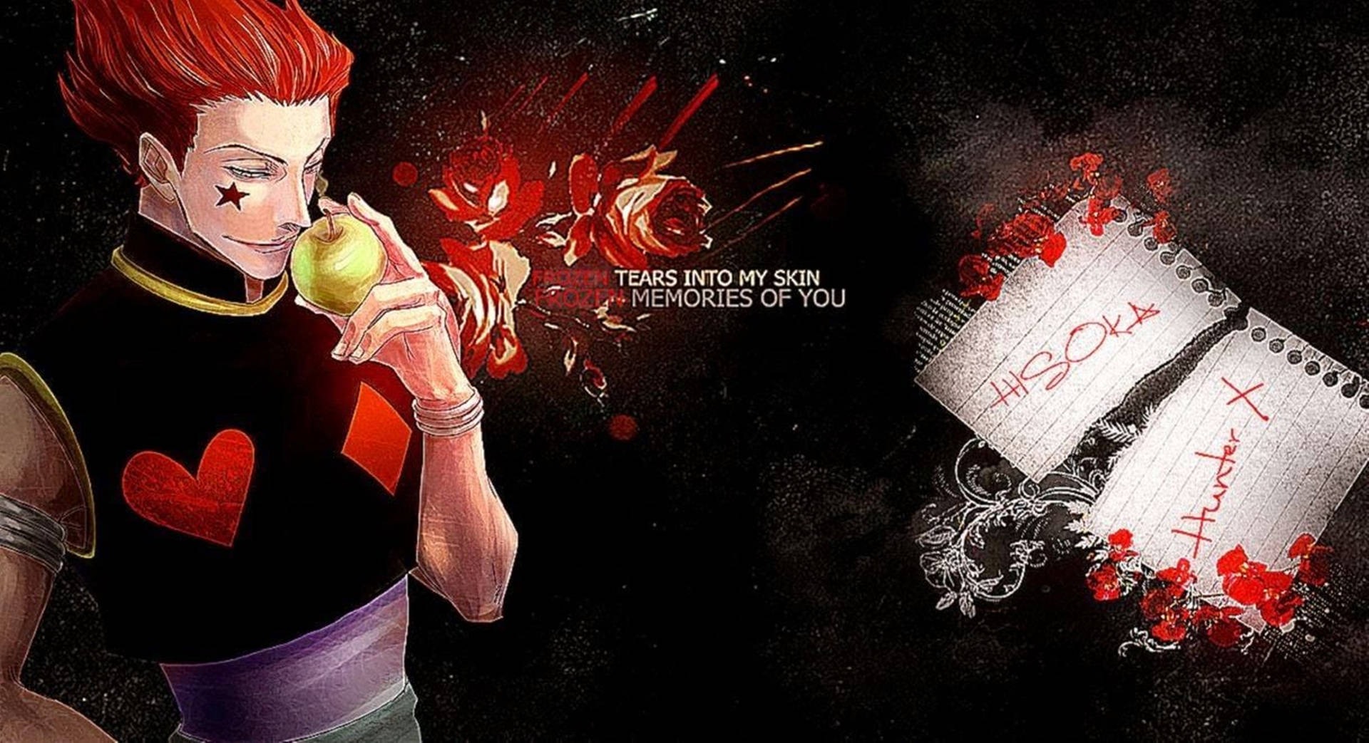 Hisoka 4k Tears And Memories Background