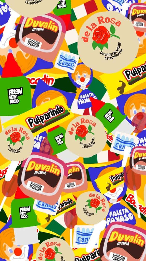 Hispanic Candy Brands Background