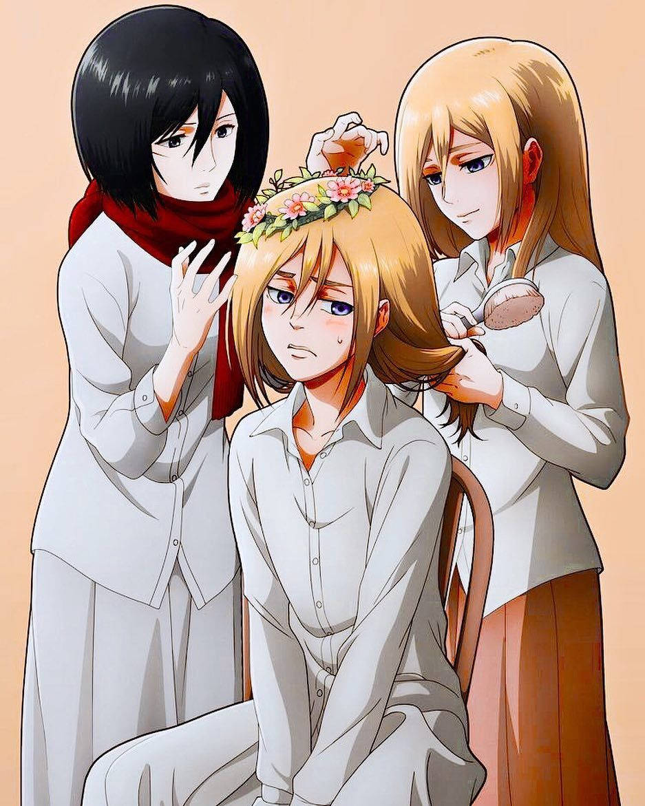 Historia And Mikasa Cute