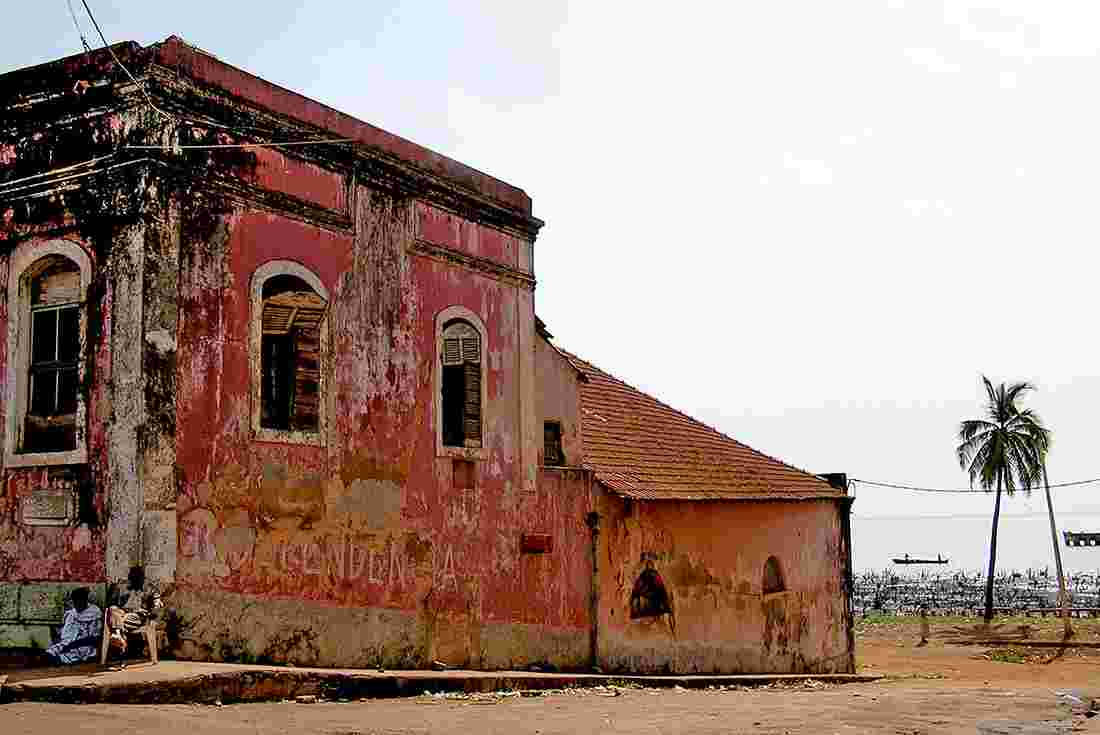 “historic Architecture In Bissau-velho, Guinea-bissau”